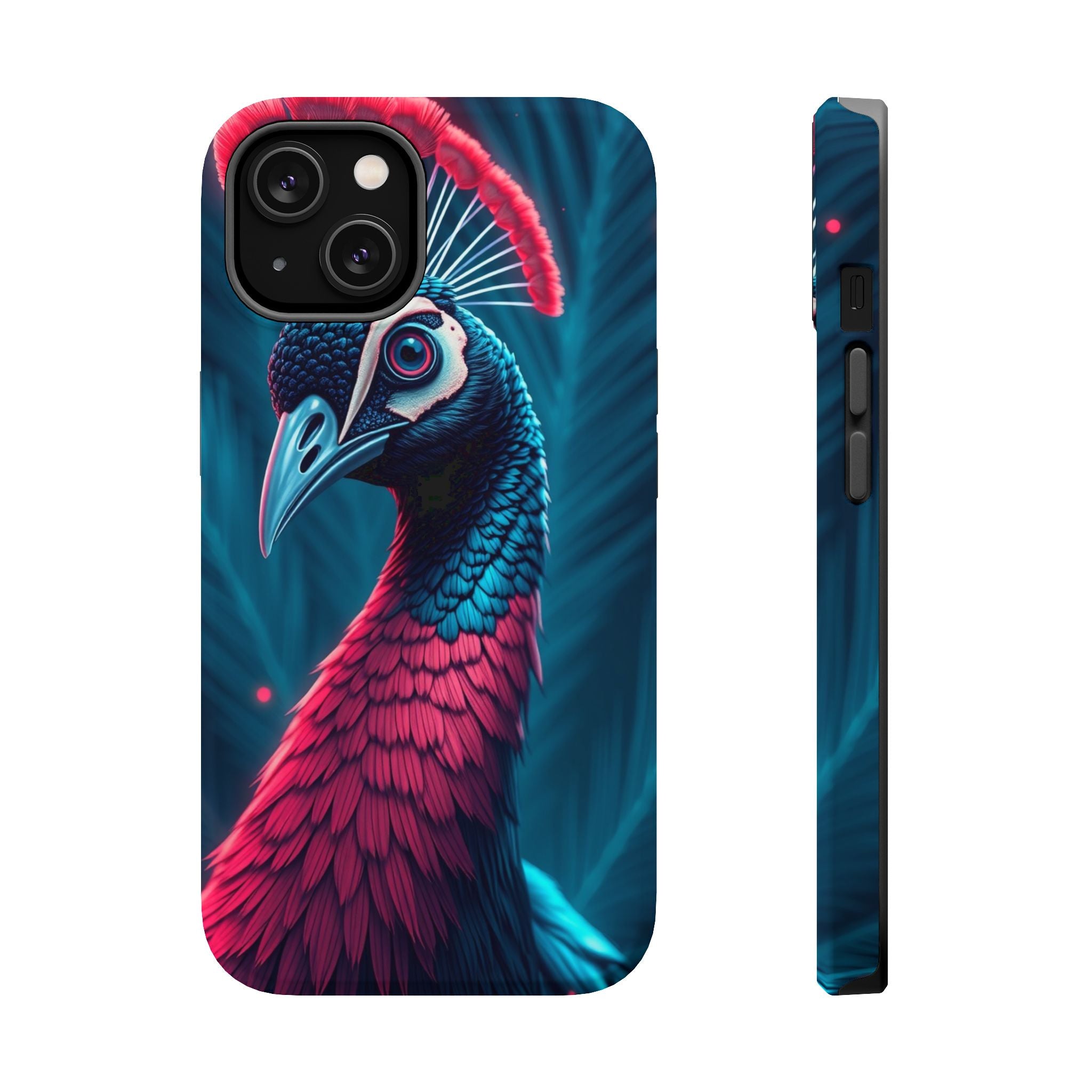iPhone Nouveau Peacock Electric Art Slim Everyday Designer Case · iPhone Case