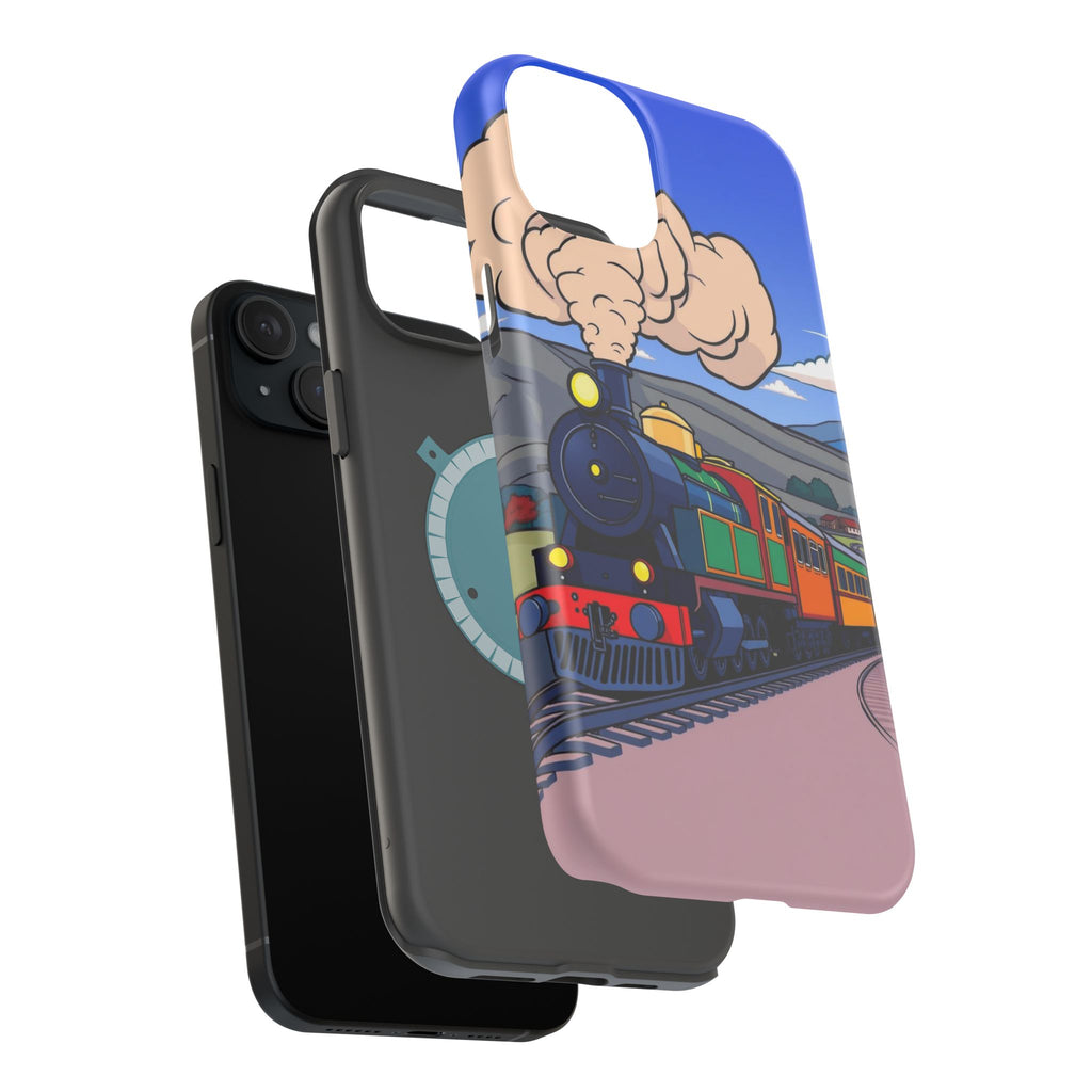 iPhone Steam Locomotive Puff Kids Fun iPhone Phone Case Gift Slim · iPhone Case