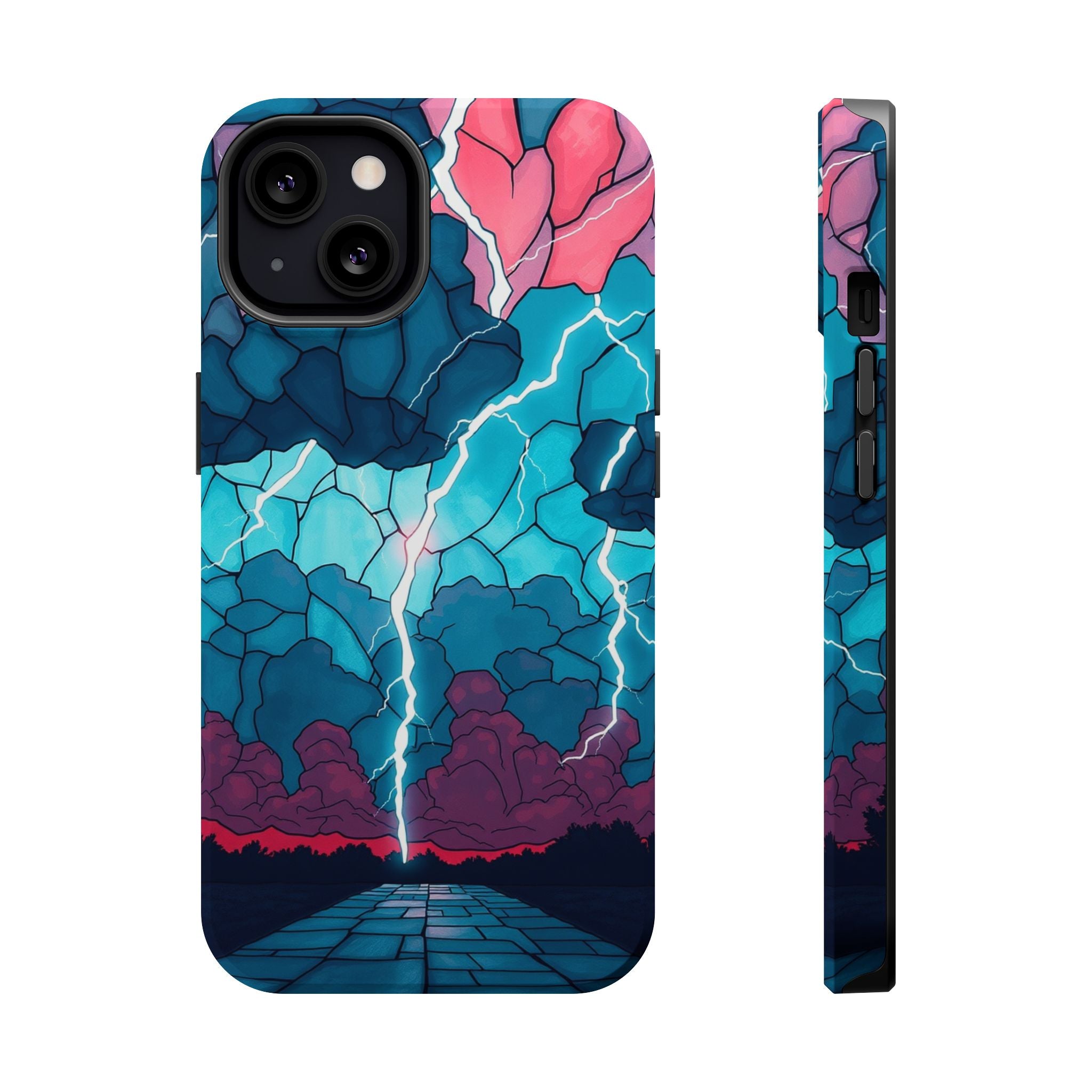 iPhone Earthy Thunderstorm Sky Design Slim Everyday Designer Case · iPhone Case