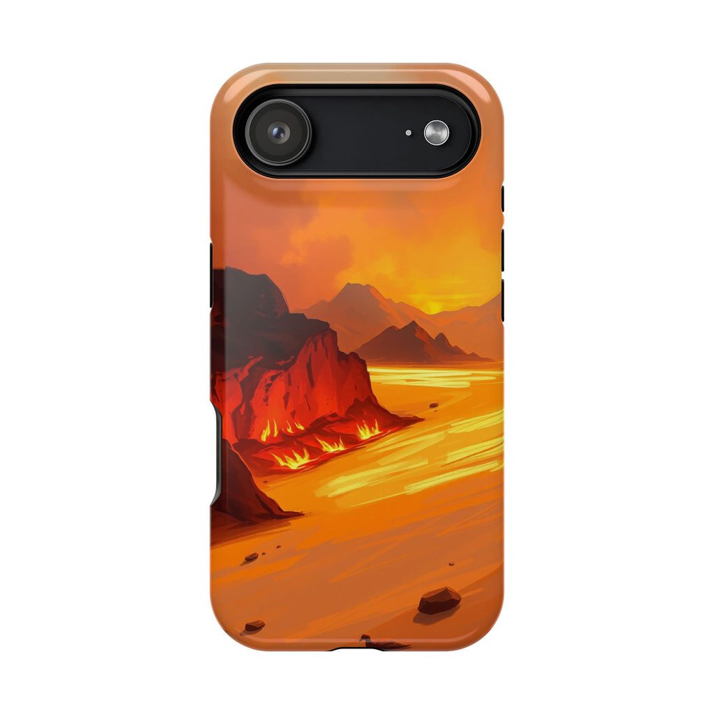 iPhone Burnt Orange And Sand Wildfire Glow Slim iPhone Everyday · iPhone Case