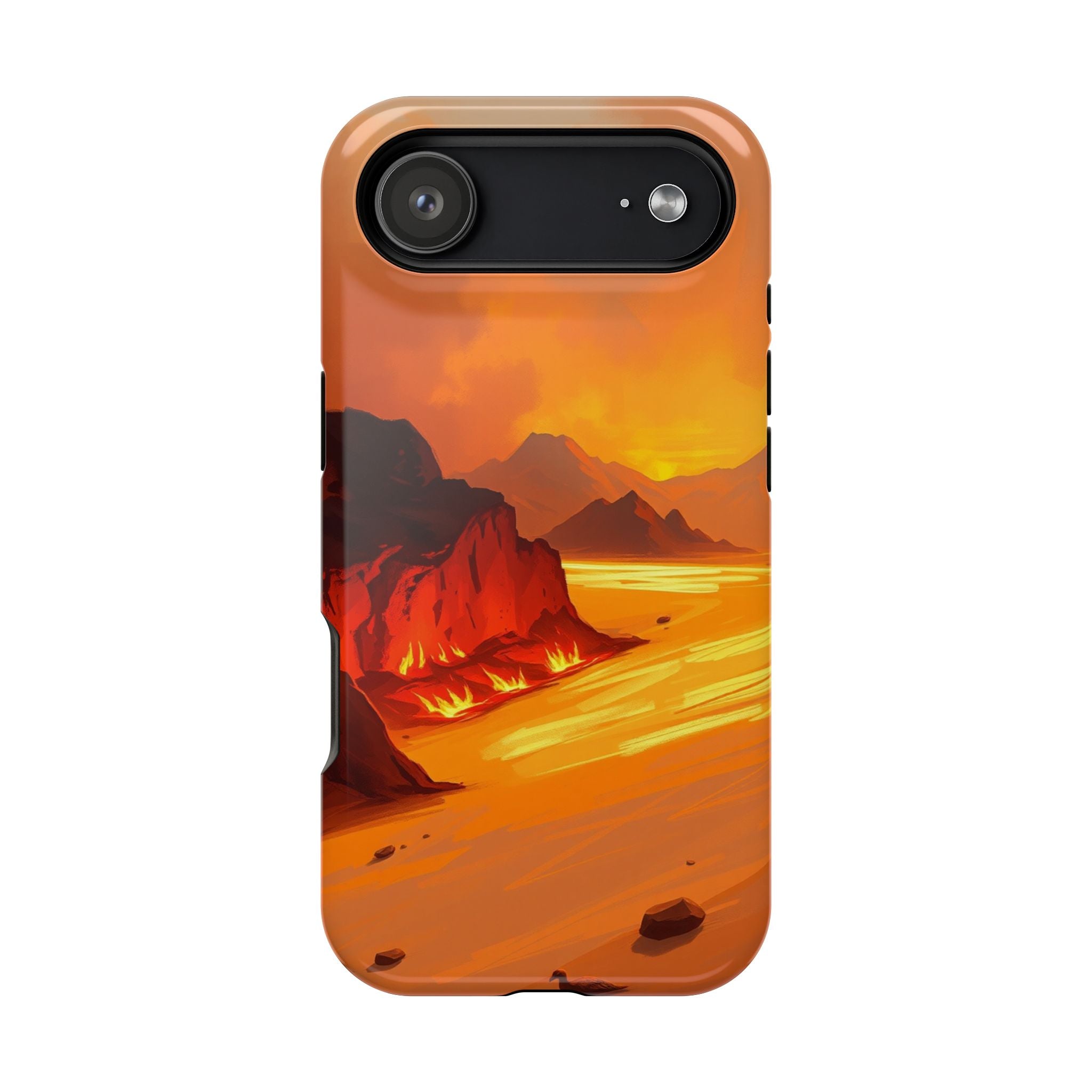 iPhone Burnt Orange And Sand Wildfire Glow Slim iPhone Everyday · iPhone Case