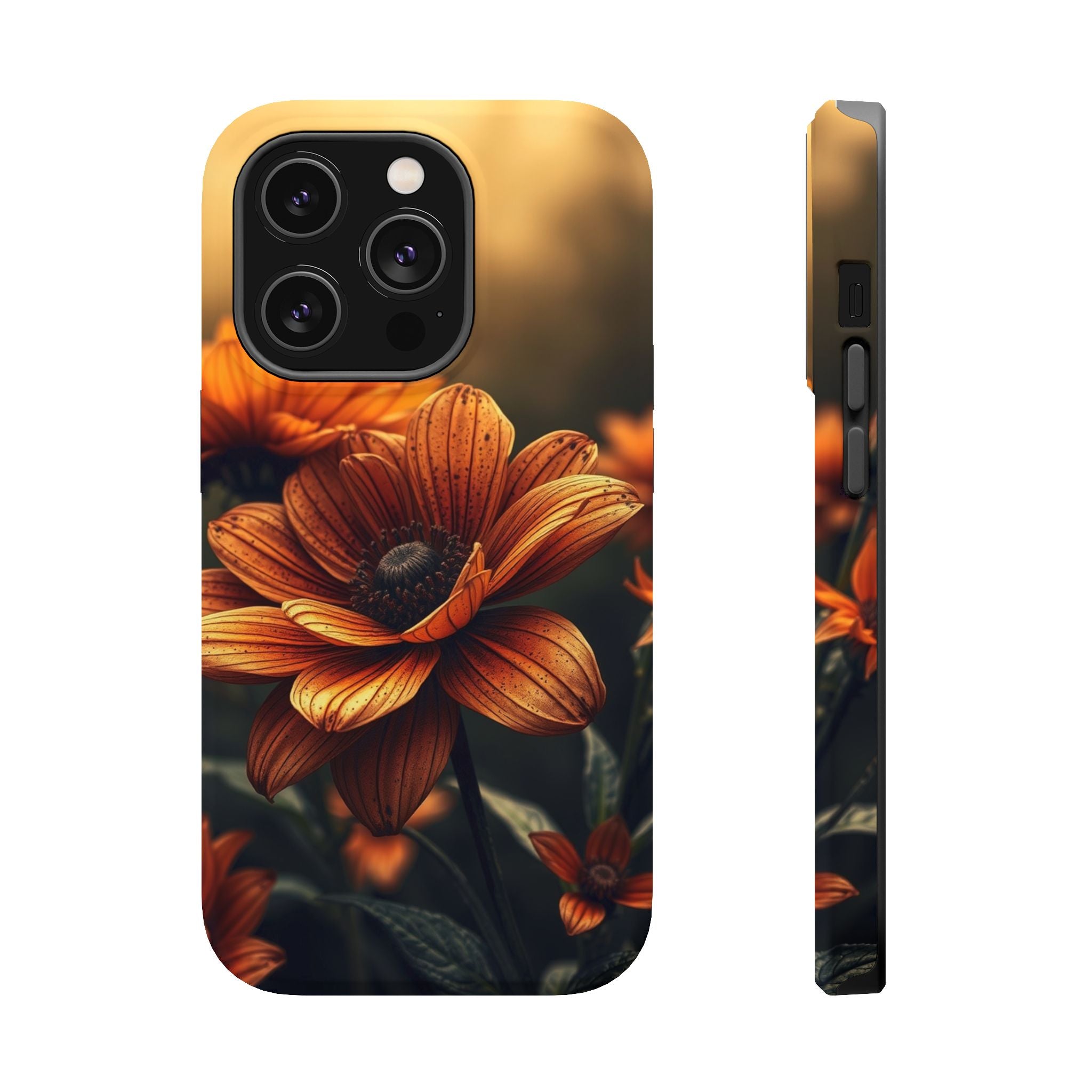 iPhone Radiant Floral Ombre Design Bold Modern Everyday Snap Case · iPhone Case
