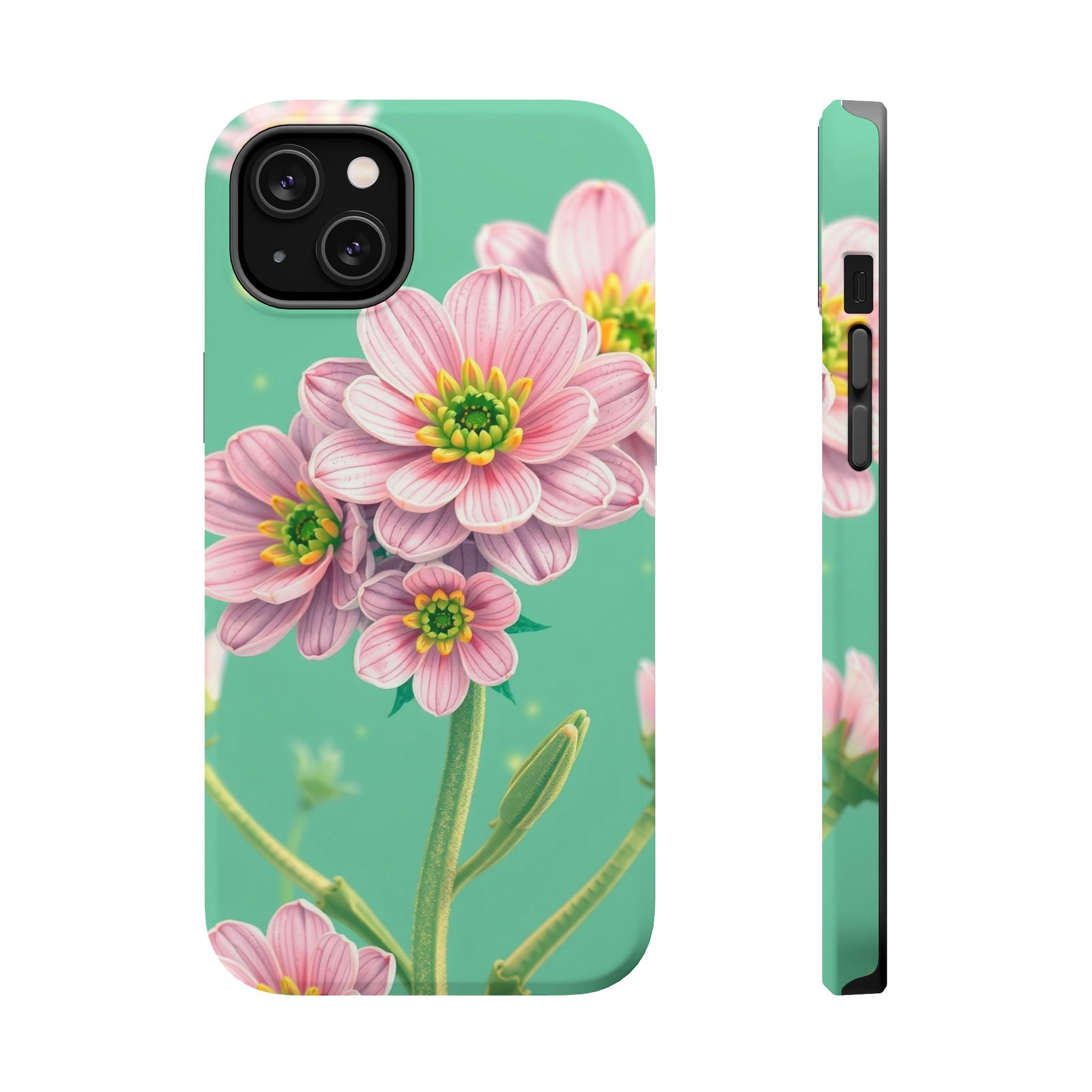 iPhone Vibrant Ranunculus Stack Design Slim Everyday Designer Case · iPhone Case