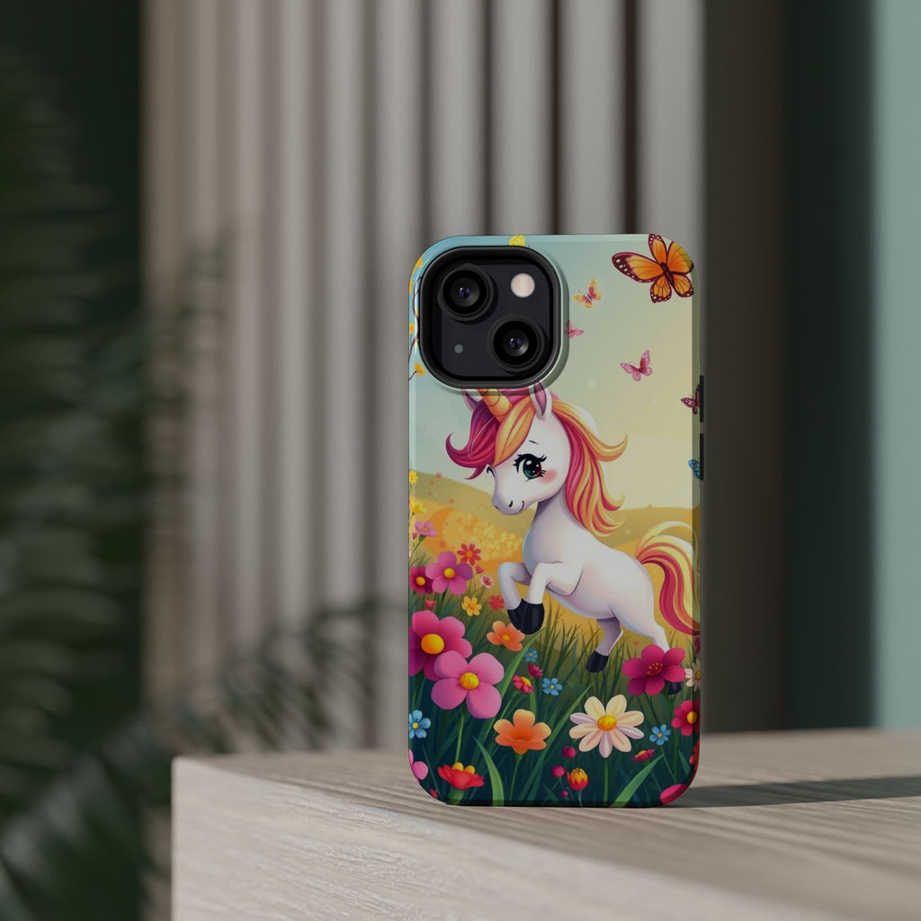 iPhone Magical Meadow Unicorn Kids Fun iPhone Phone Case Gift Slim · iPhone Case