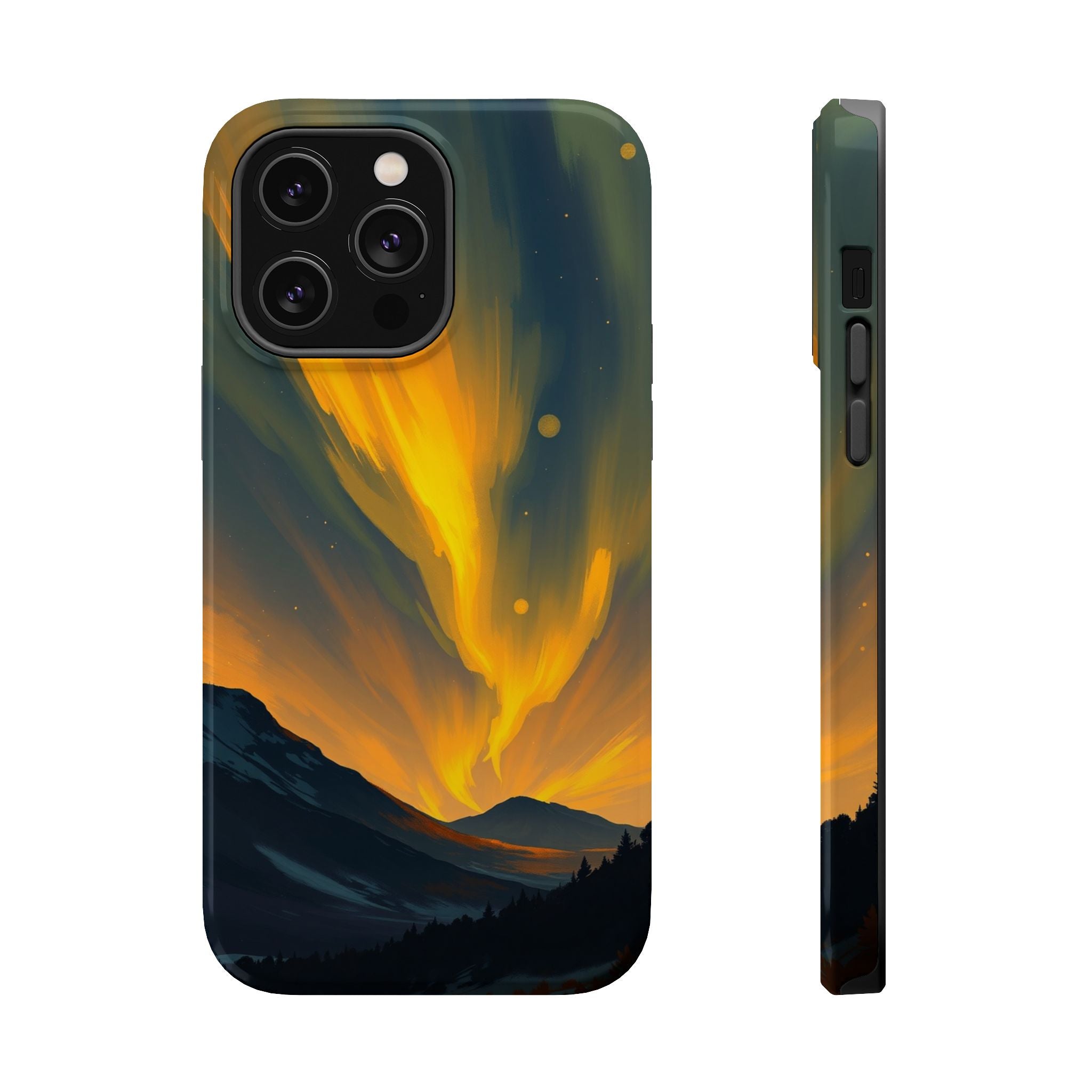 iPhone Serene Northern Lights Design Slim Everyday Designer Case · iPhone Case