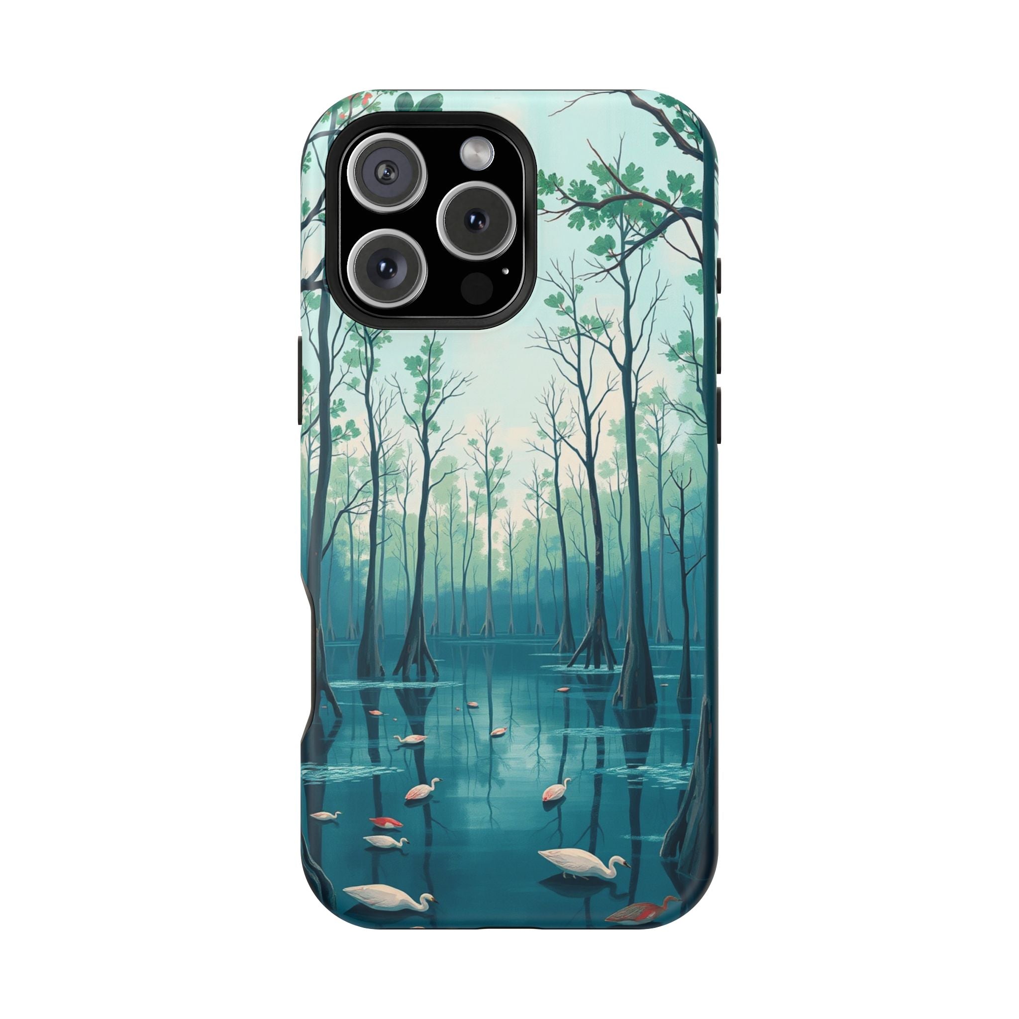 iPhone Cypress Swamp Electric Art Bold Modern Everyday Snap Case · iPhone Case