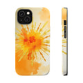 iPhone Mustard And Rust Gold Foil Burst Slim Everyday iPhone Designer · iPhone C