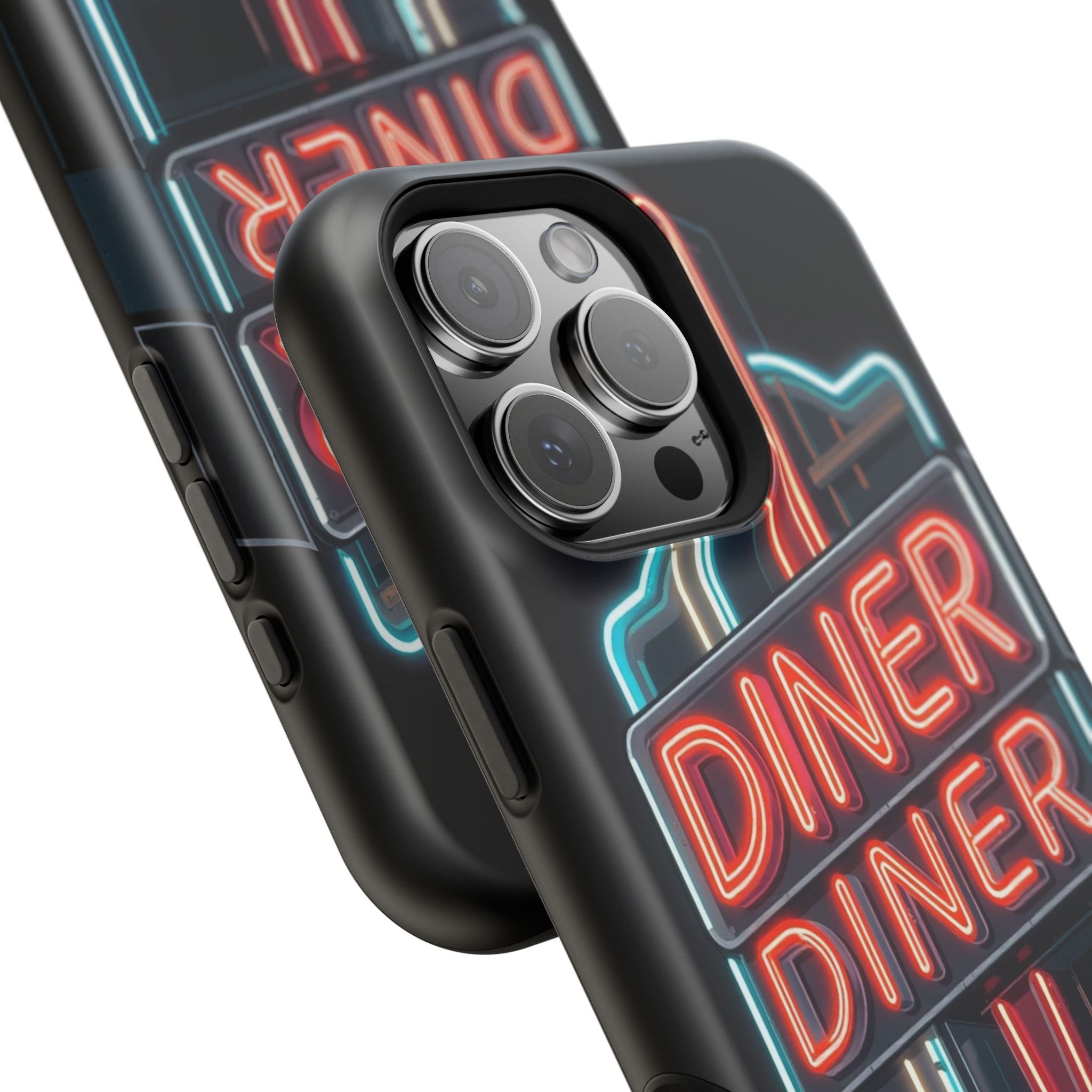 iPhone Neon Diner Sign Electric Art Slim Everyday Designer Case · iPhone Case