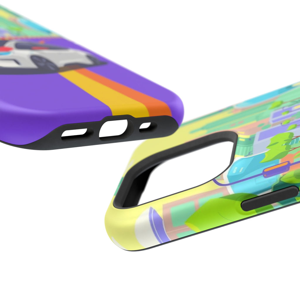 iPhone Electric Car Future Kids Fun Phone Case Gift Slim Snap Case · iPhone Case