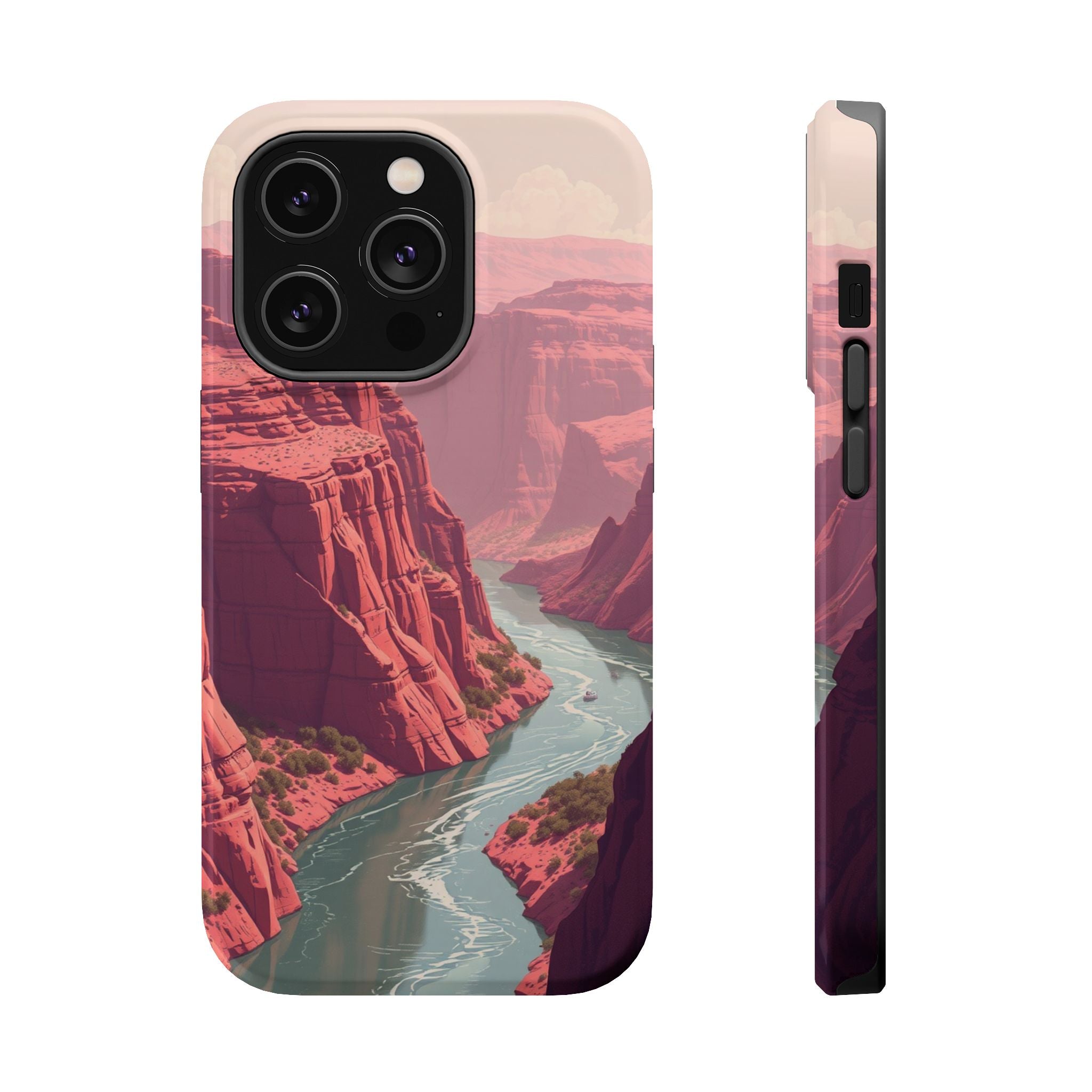 iPhone Rose Pink And Cream River Canyon Slim Everyday iPhone Designer · iPhone C