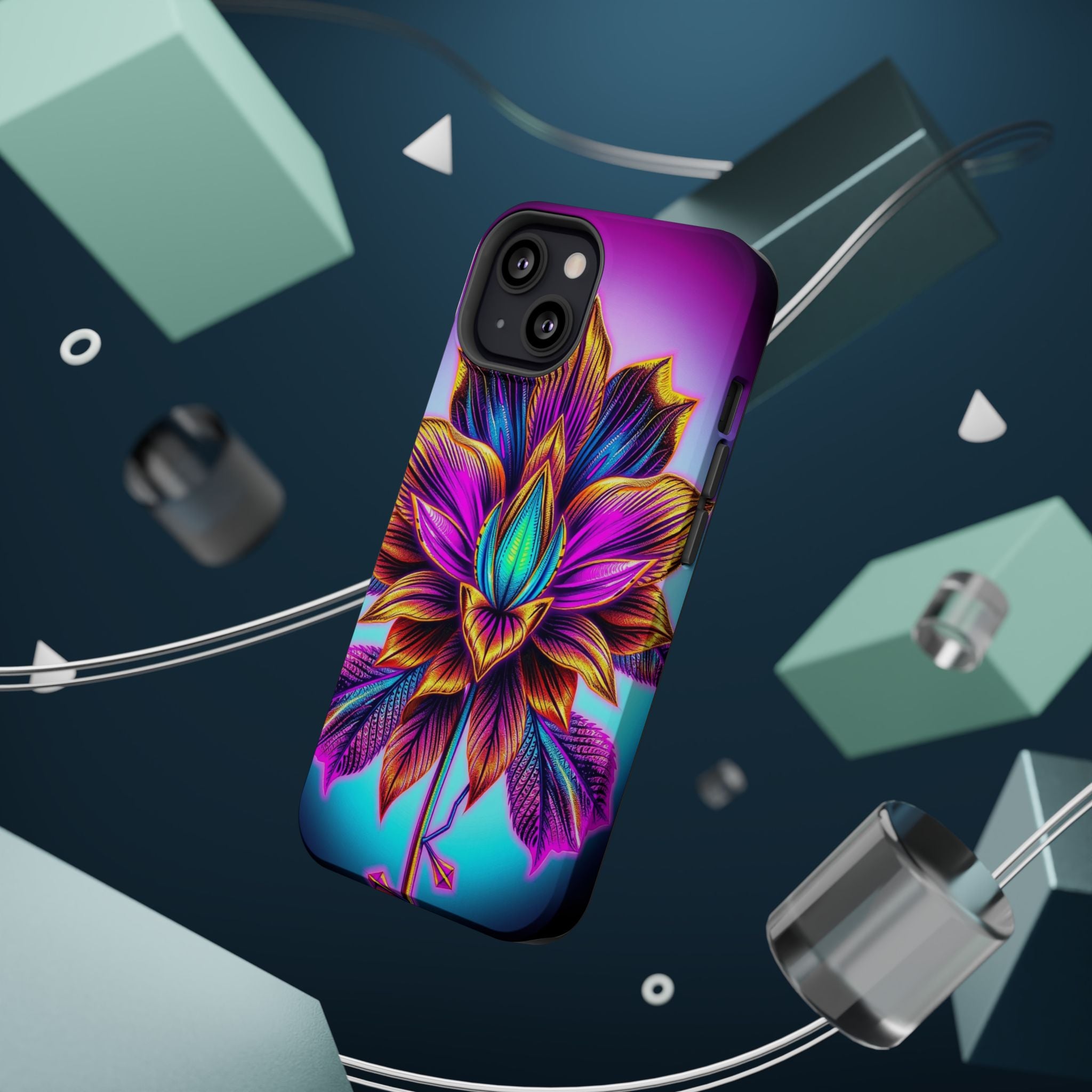iPhone Floral Gold Foil Mystic Art Bold Modern Everyday Snap Case · iPhone Case
