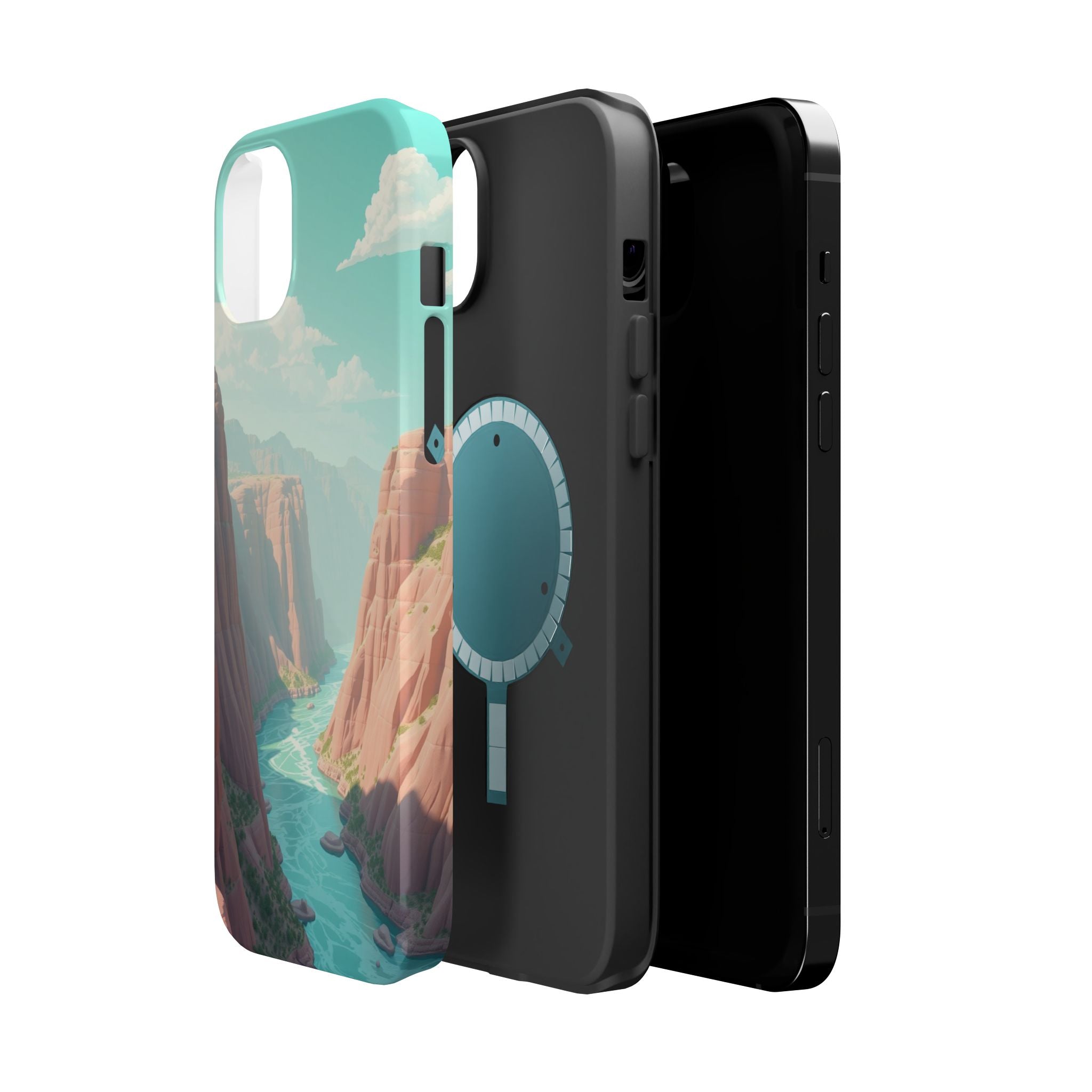 iPhone River Canyon Mystic Art Slim Everyday Designer Case · iPhone Case