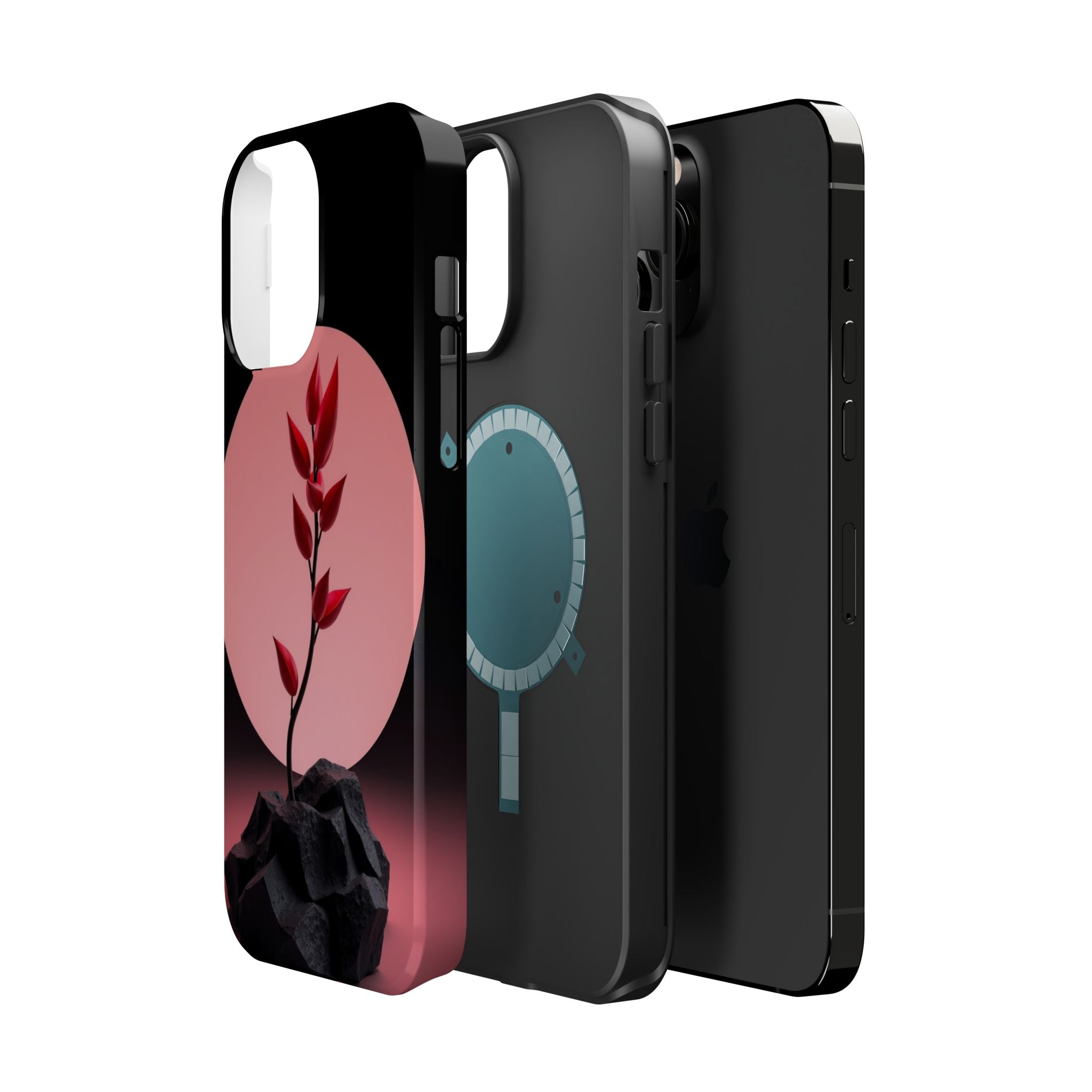 iPhone Serene Minimalist Stem Design Slim Everyday Designer Case · iPhone Case