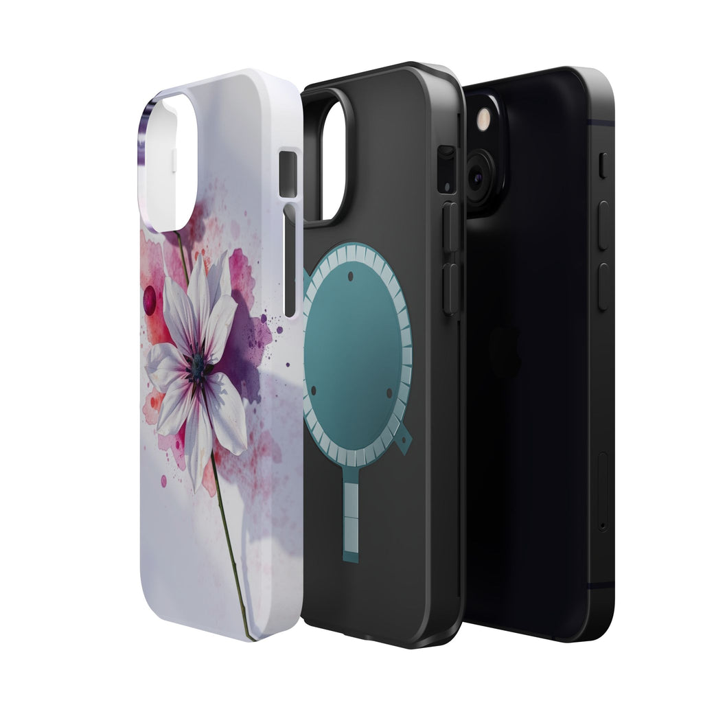 iPhone Floral Watercolor Splash Bold Art Slim Everyday iPhone 15 · iPhone Case