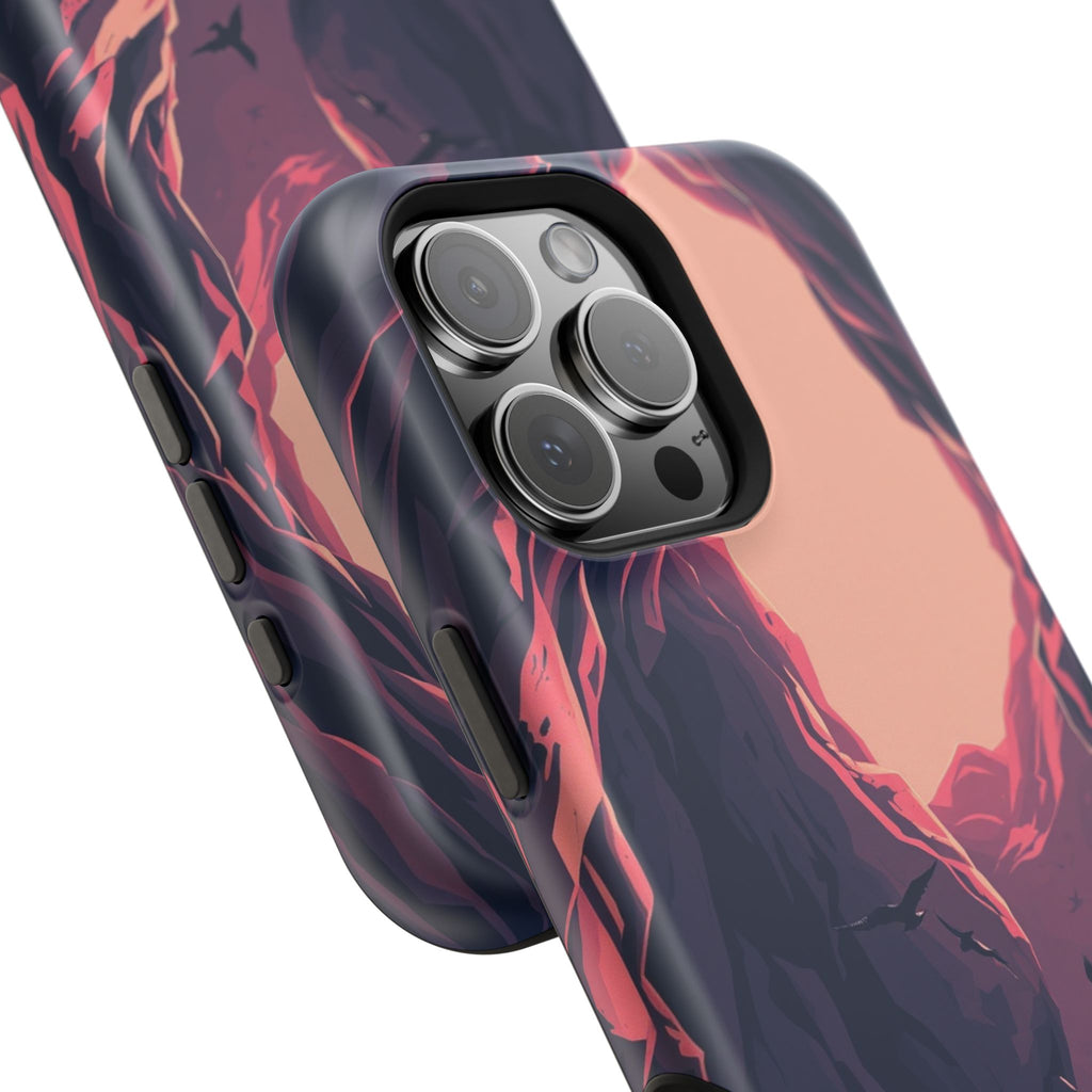 iPhone Rose Pink And Cream Dark Crystal Cave Slim Everyday Designer Case · iPhon