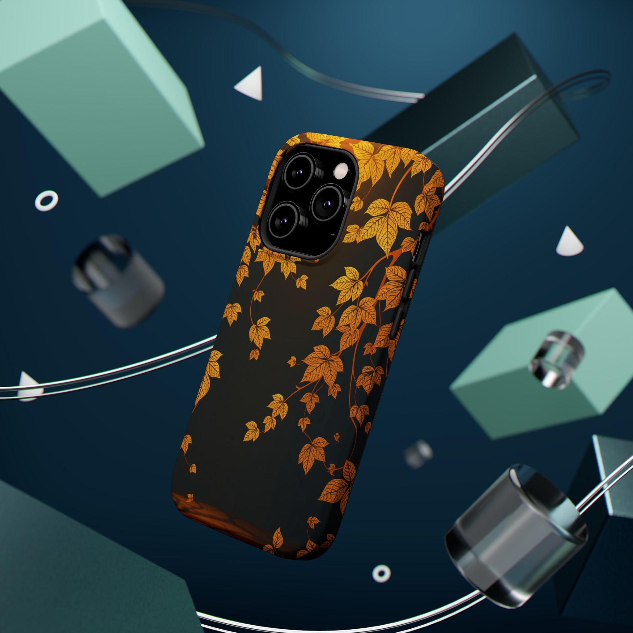 iPhone Mustard And Rust Art Nouveau Vine Slim Everyday iPhone 14 · iPhone Case