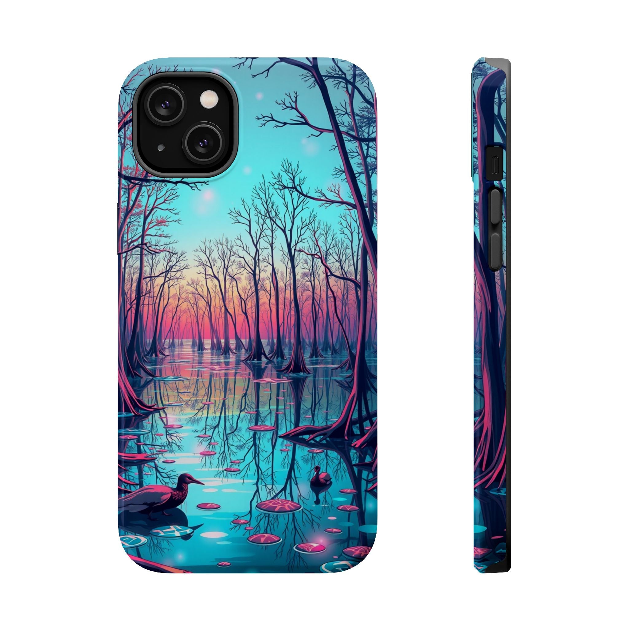 iPhone Cypress Swamp Holographic Iridescent Slim iPhone Everyday · iPhone Case