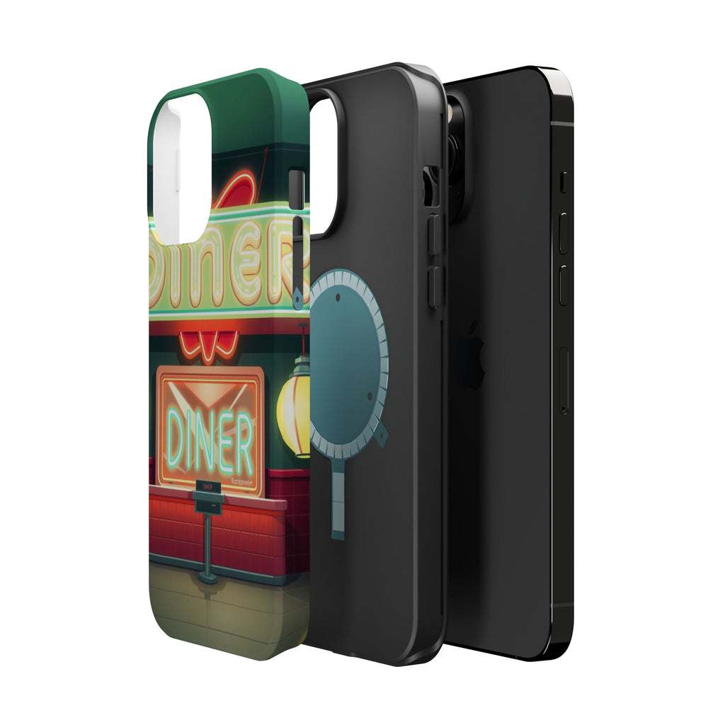iPhone Neon Diner Sign Mystic Art Bold Modern Everyday Snap Case · iPhone Case