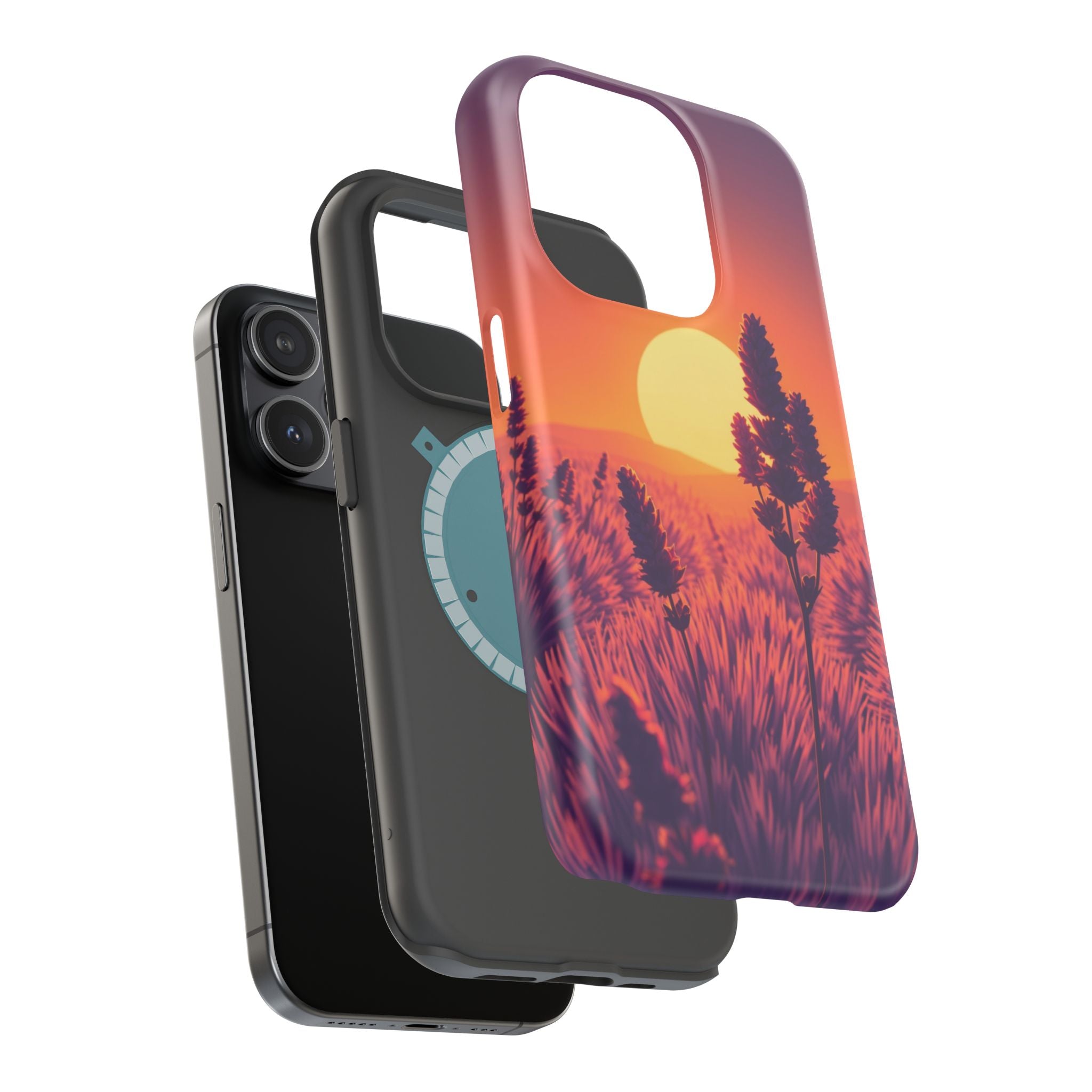 iPhone Sunset Amber And Peach Lavender Haze Slim iPhone Everyday · iPhone Case