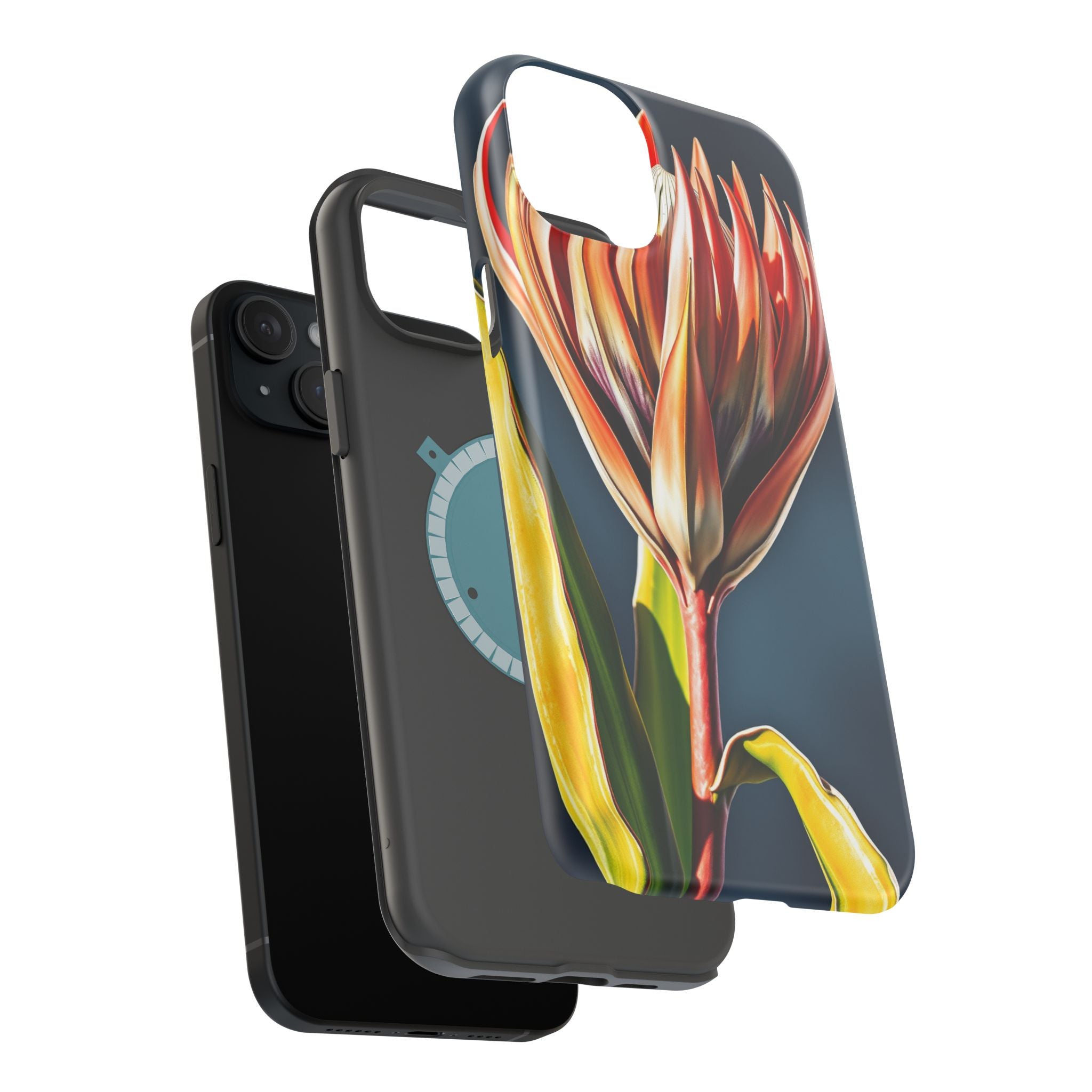 iPhone Protea Bold Vibrant Watercolor Slim Snap Case Ga · iPhone Case