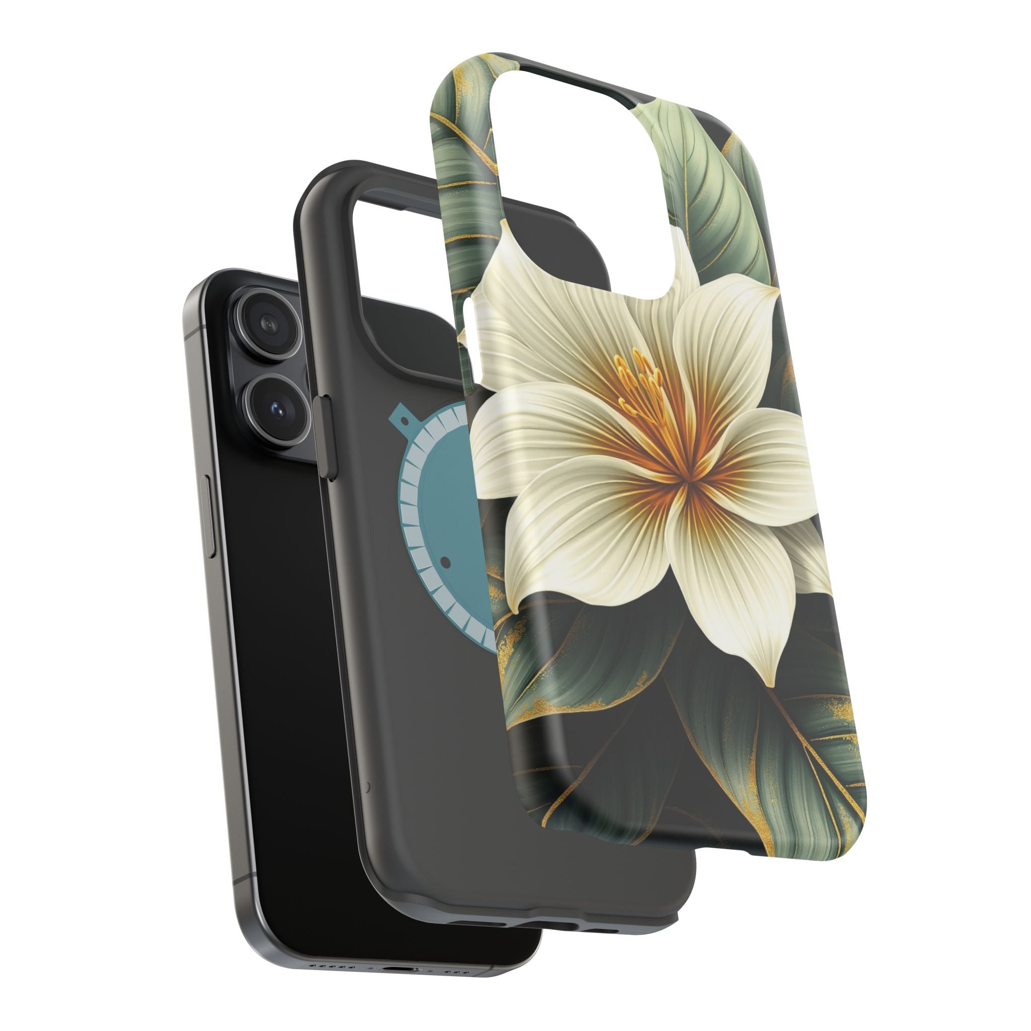 iPhone Radiant Tropical Bloom Design Slim Everyday Designer Case · iPhone Case