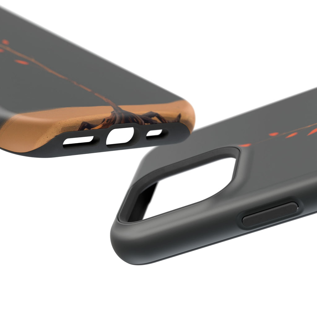 iPhone Burnt Orange And Sand Minimalist Stem Slim iPhone Everyday · iPhone Case