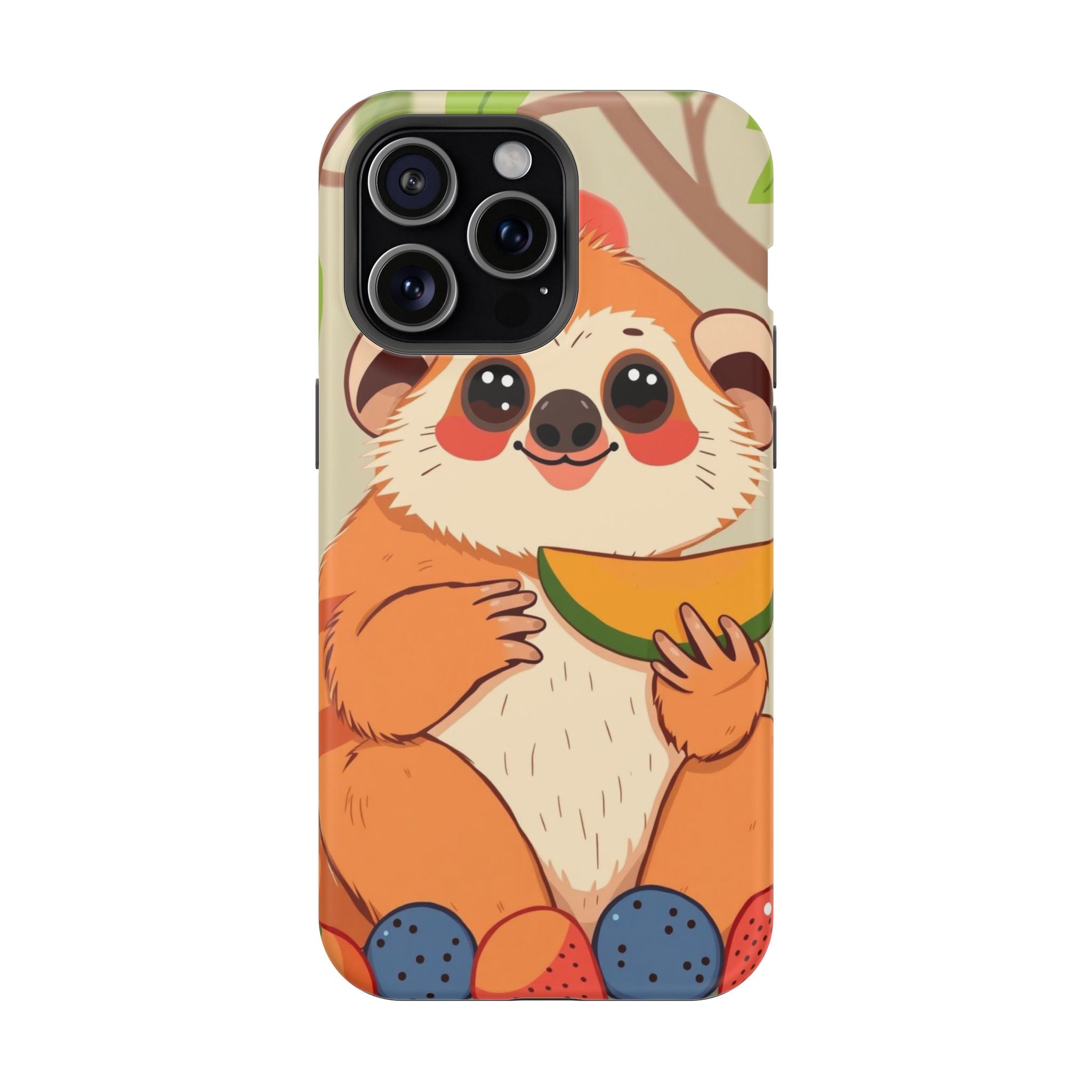 iPhone Slow Loris with Fruit Kids Fun iPhone Phone Case Gift Slim · iPhone Case