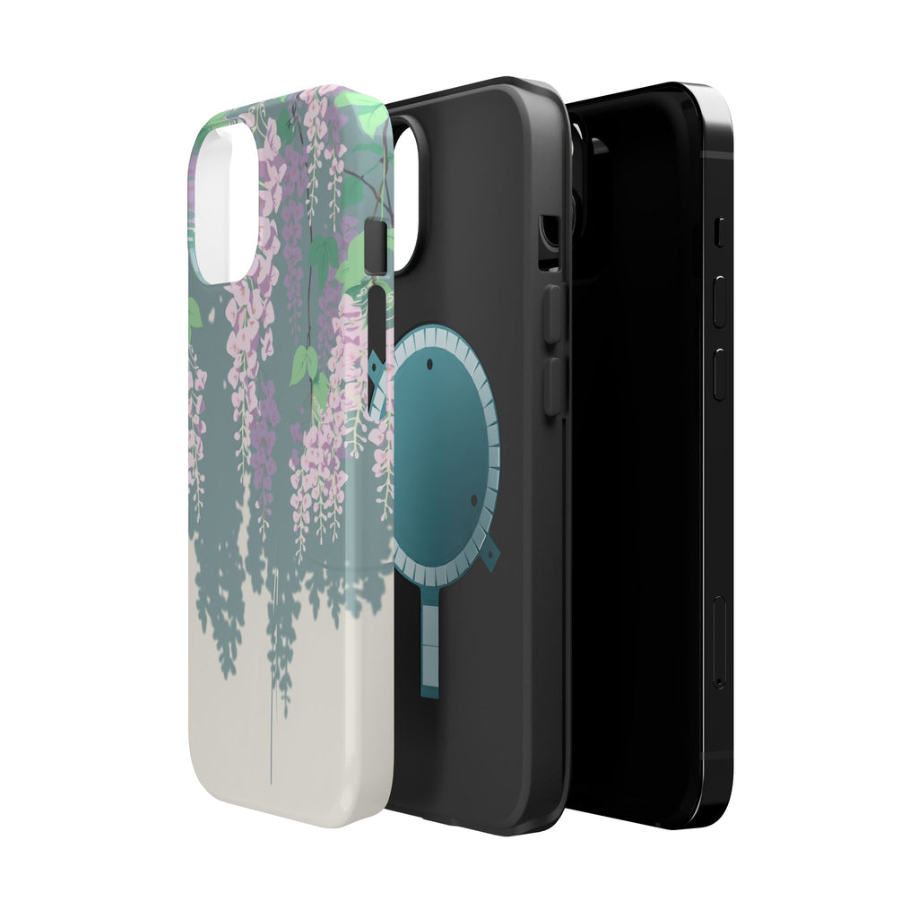 iPhone Dreamy Wisteria Cascade Design Slim Everyday Designer Case · iPhone Case