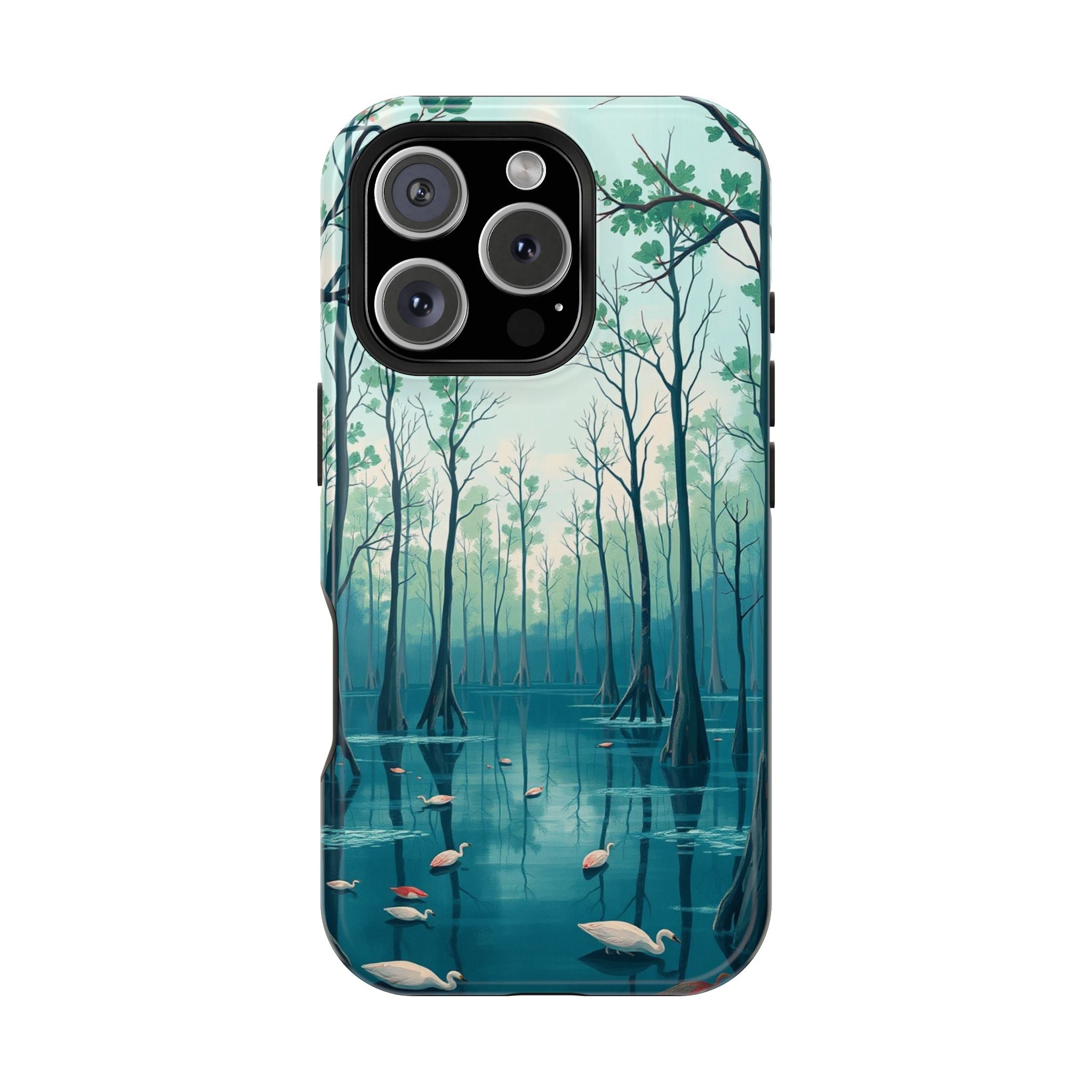 iPhone Cypress Swamp Electric Art Bold Modern Everyday Snap Case · iPhone Case