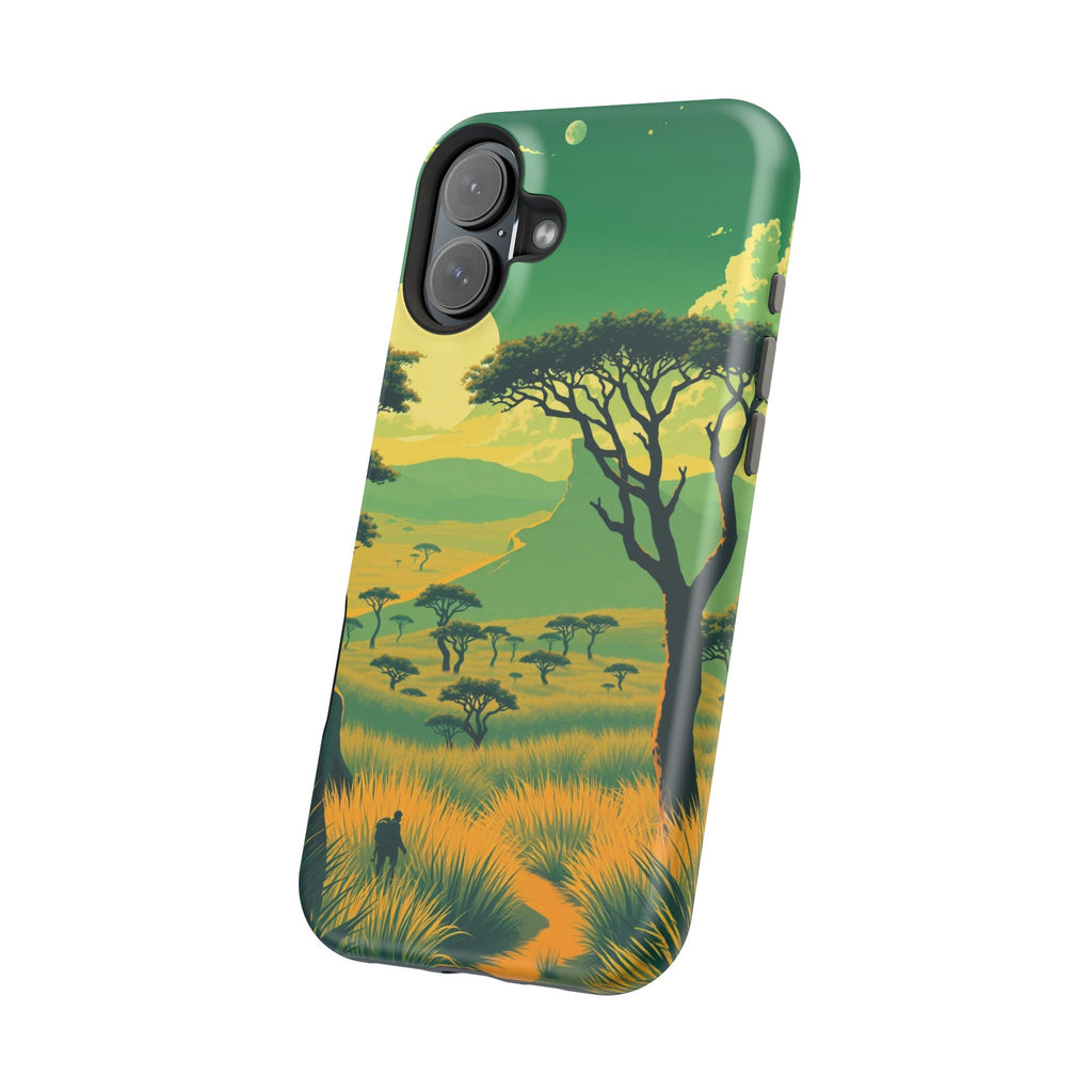 iPhone Savanna Horizon Pixel Art -Bit Slim Everyday Designer Case · iPhone Case