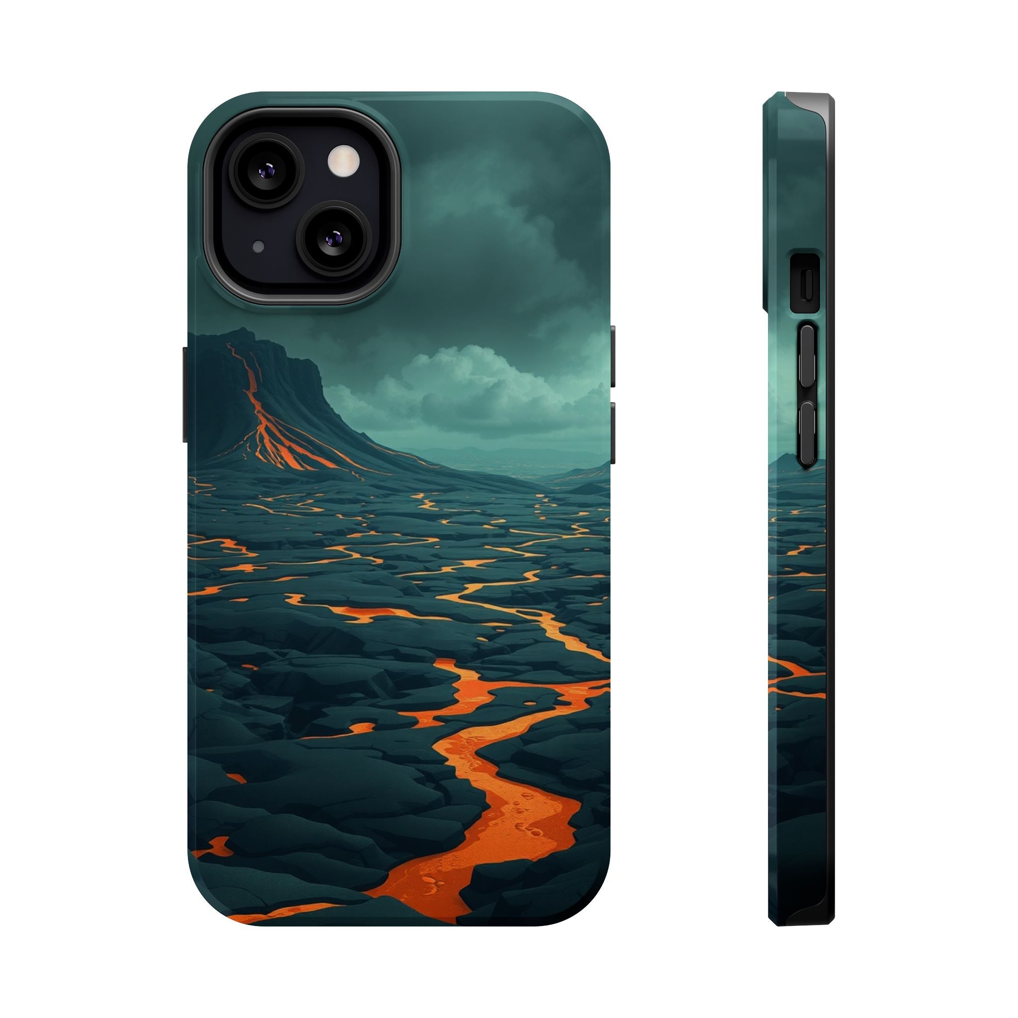 iPhone Radiant Lava Field Design 18 Slim Everyday Designer Case · iPhone Case