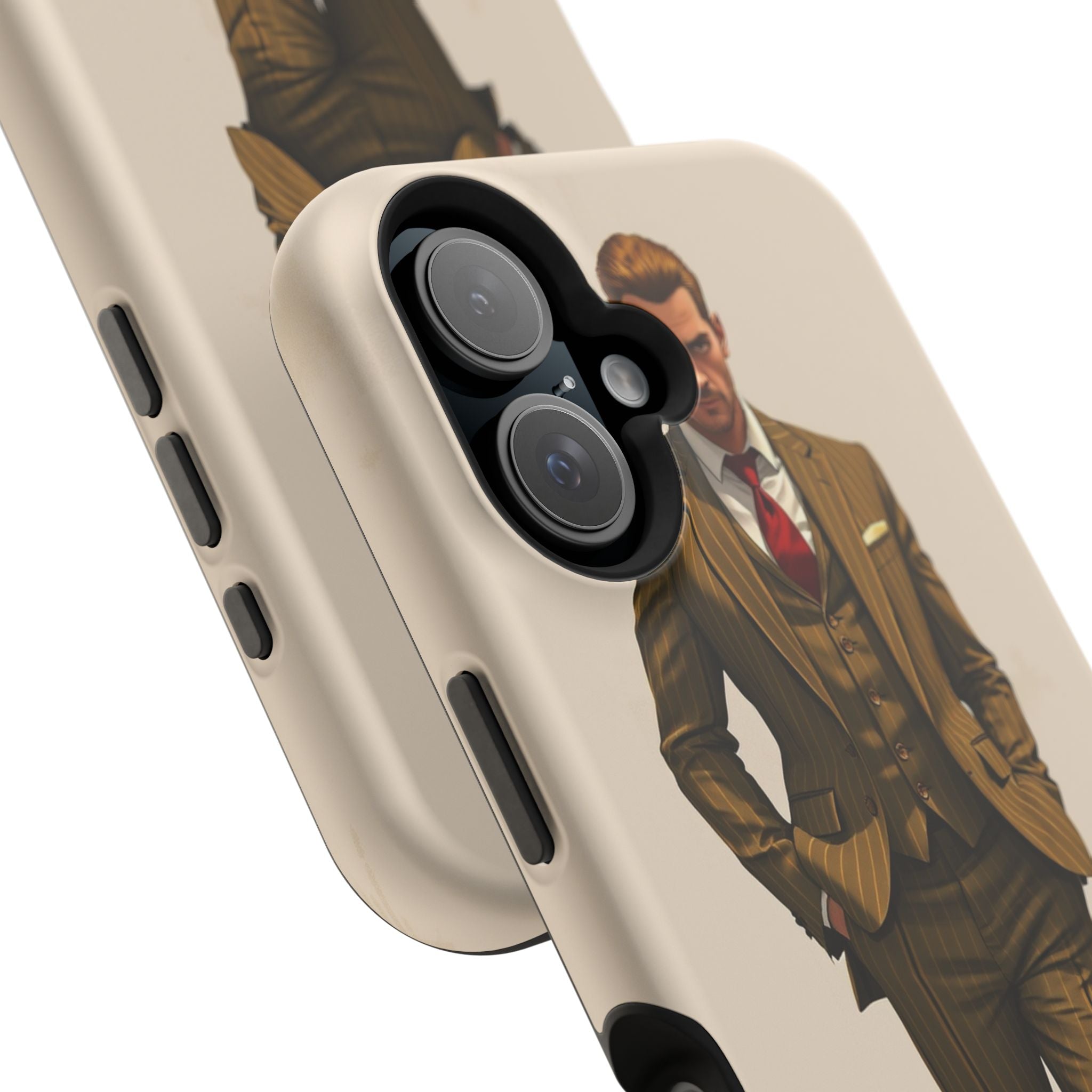 iPhone Pinstripe Suit Grunge Distressed Slim Everyday Designer Case · iPhone Cas