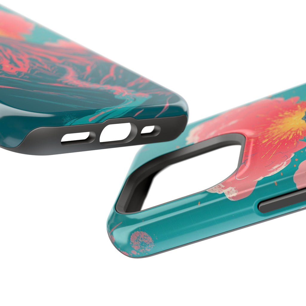 iPhone Volcanic Eruption Grunge Distressed Slim iPhone Everyday · iPhone Case