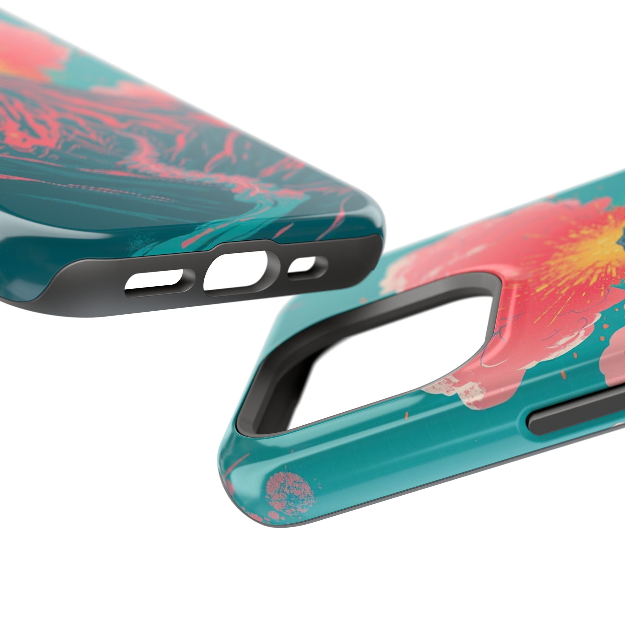 iPhone Volcanic Eruption Grunge Distressed Slim iPhone Everyday · iPhone Case