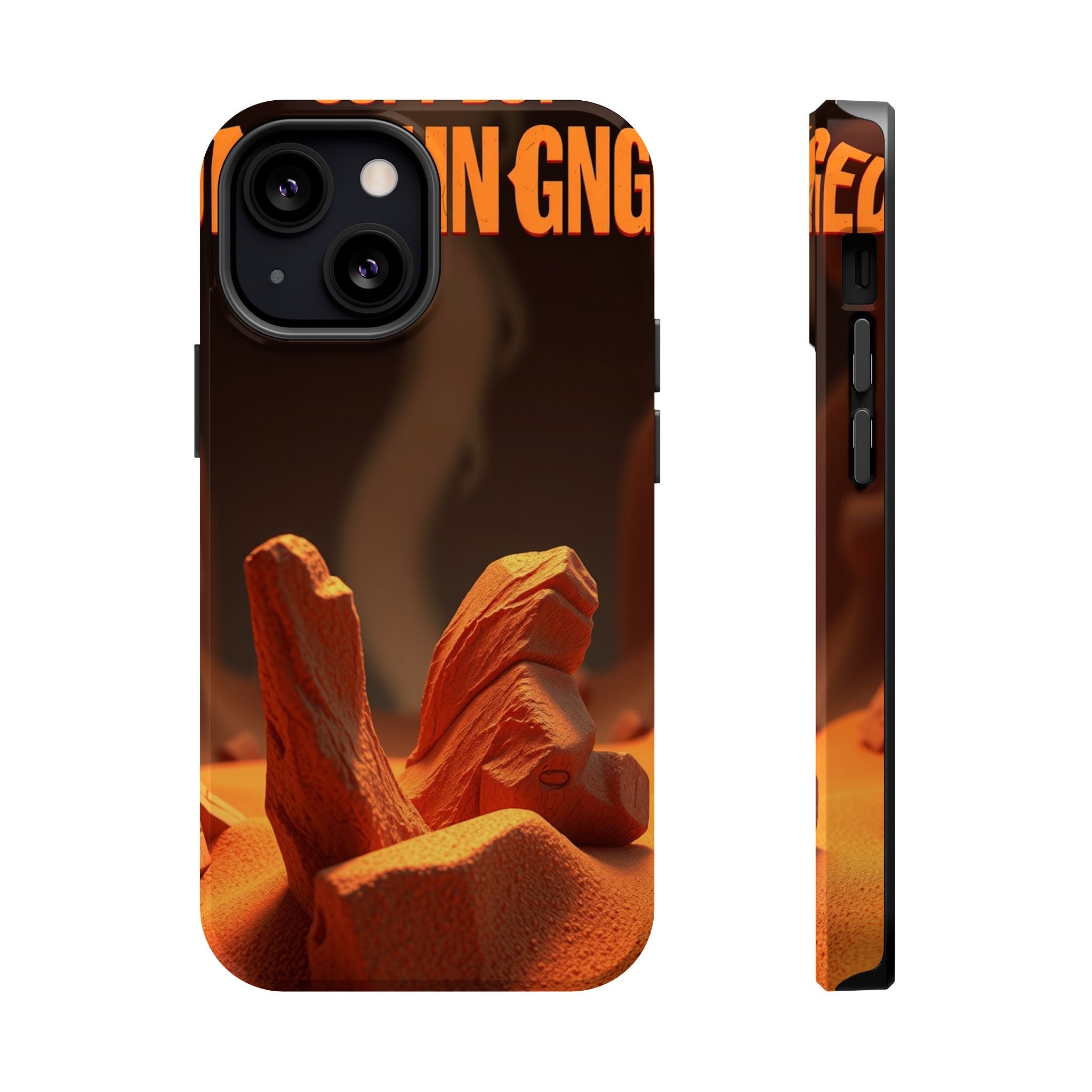 iPhone Earthy Soft but Unhinged Design Slim Everyday Designer Case · iPhone Case