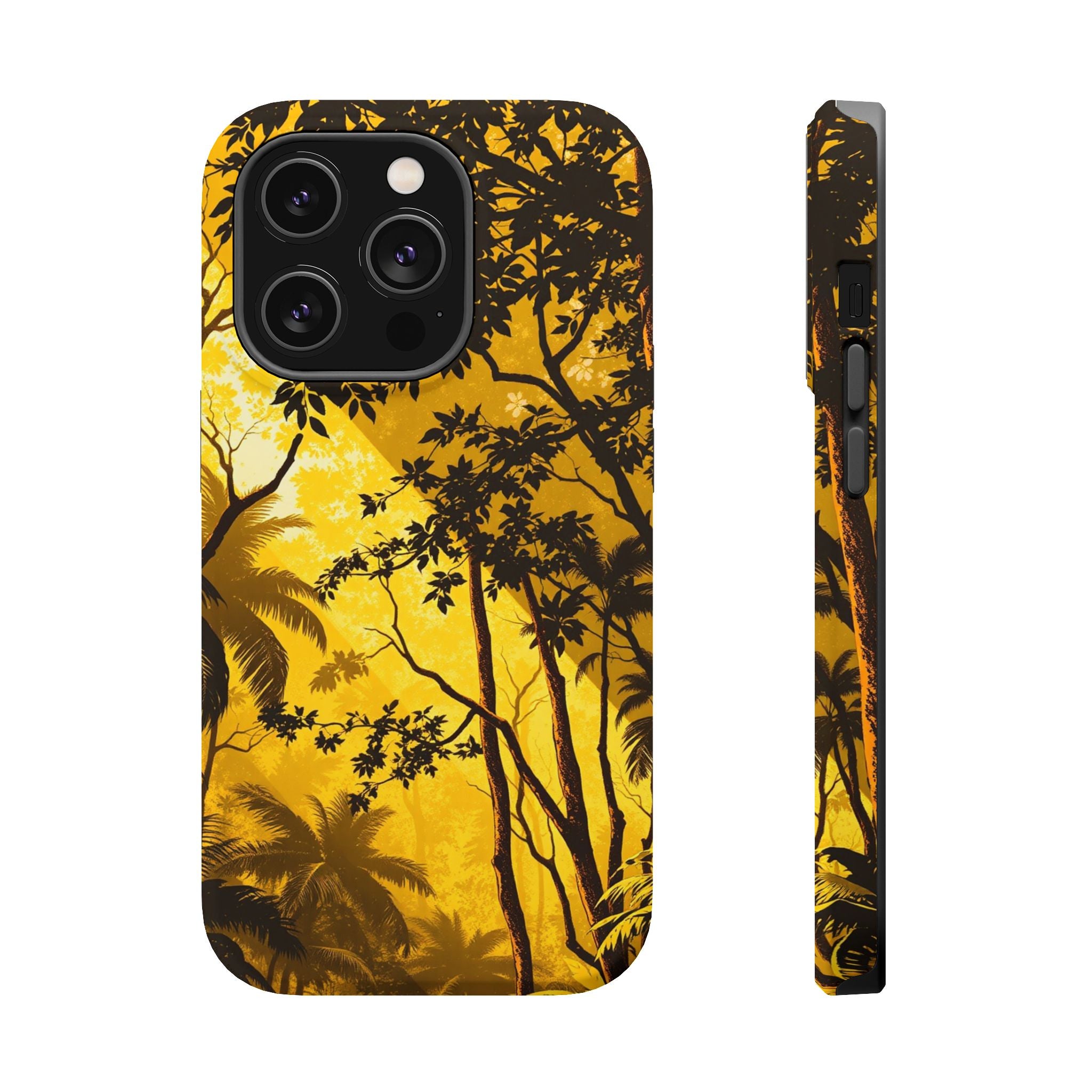 iPhone Mustard And Rust Rainforest Canopy Slim iPhone Everyday Designer · iPhone