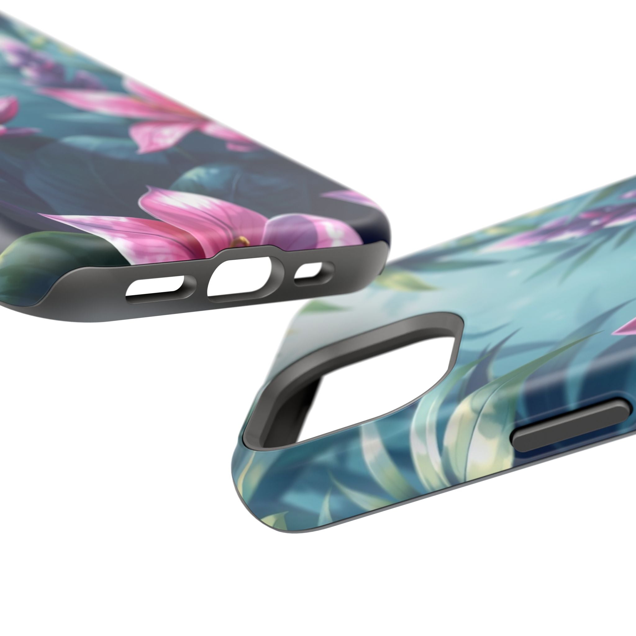 iPhone Indigo And Violet Jungle Floral Slim Everyday Designer Case · iPhone Case