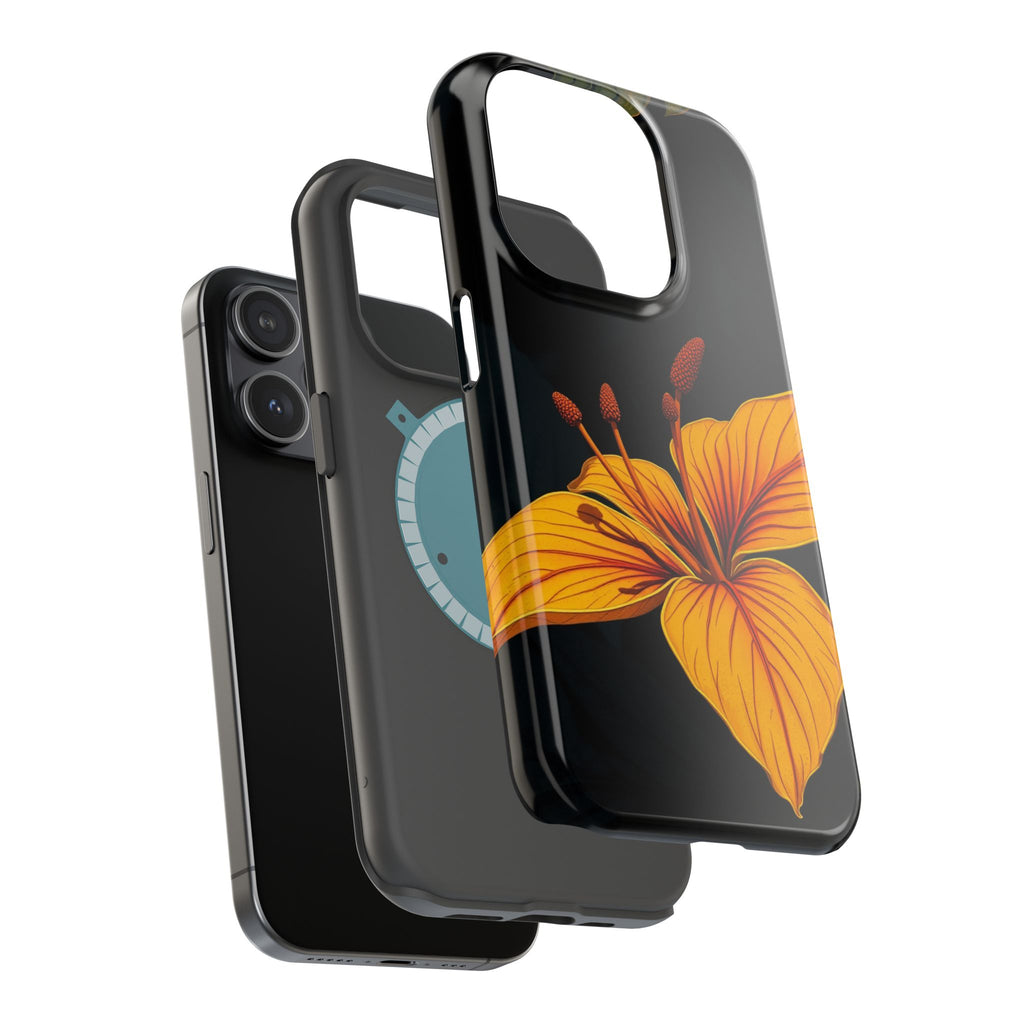 iPhone Earthy Tropical Bloom Design Artistic Everyday Cas Slim Snap Case · iPhon