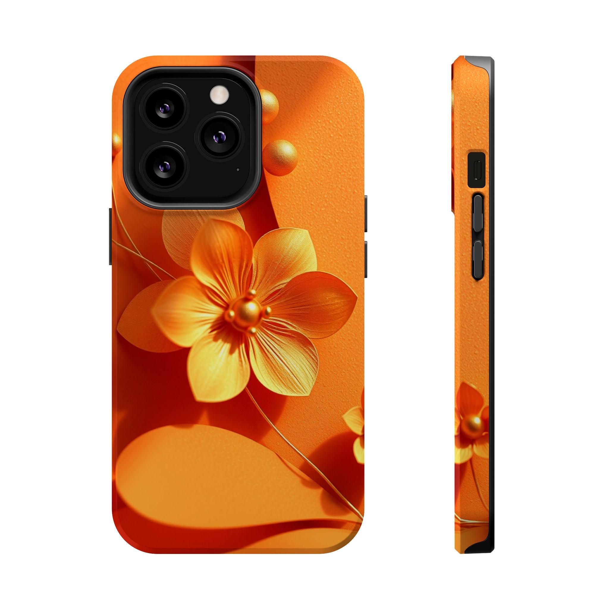 iPhone Floral Geometric Gold Foil Luxury Slim Everyday iPhone Designer · iPhone