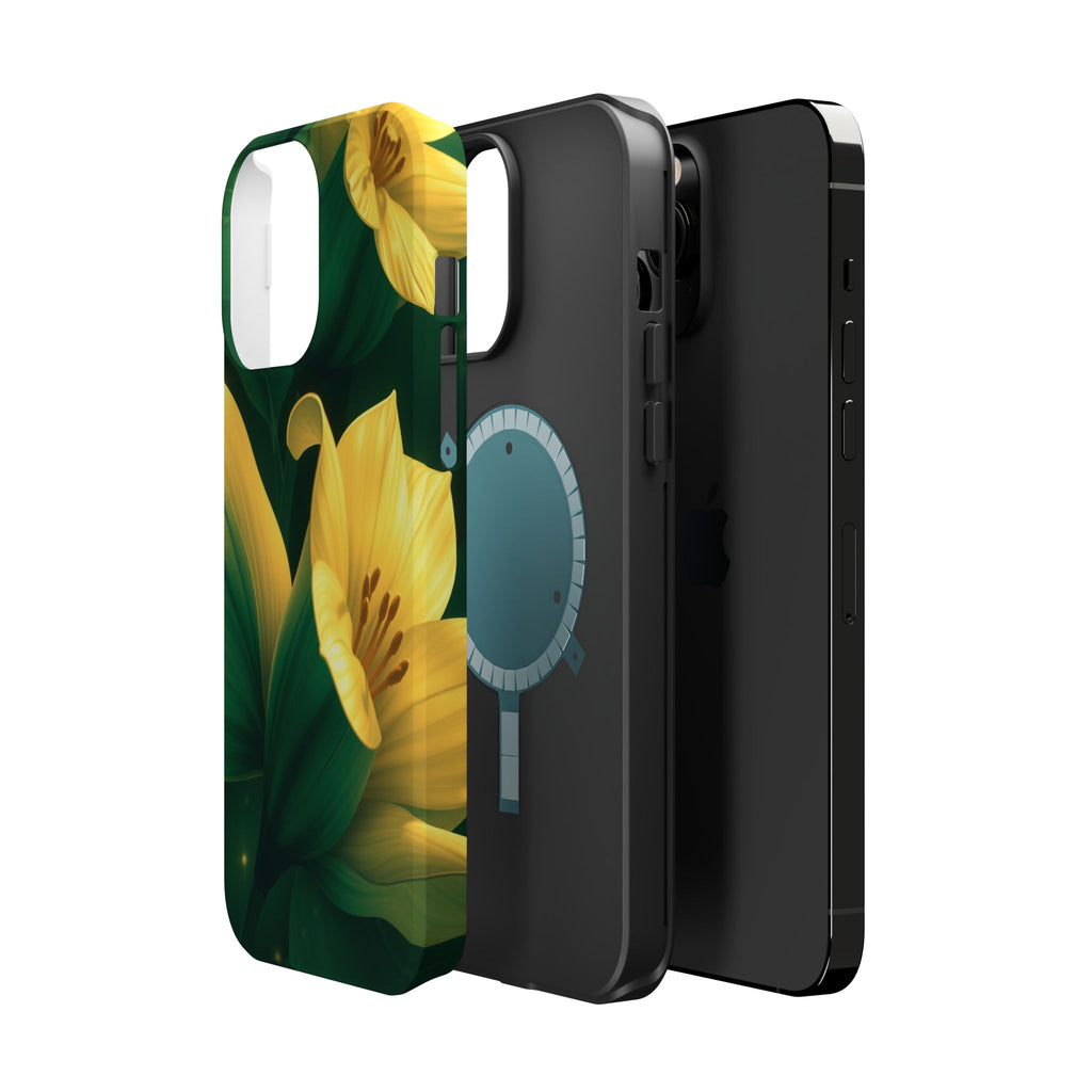 iPhone Night Bloomer Gold Foil Luxury Slim Everyday Designer Case · iPhone Case
