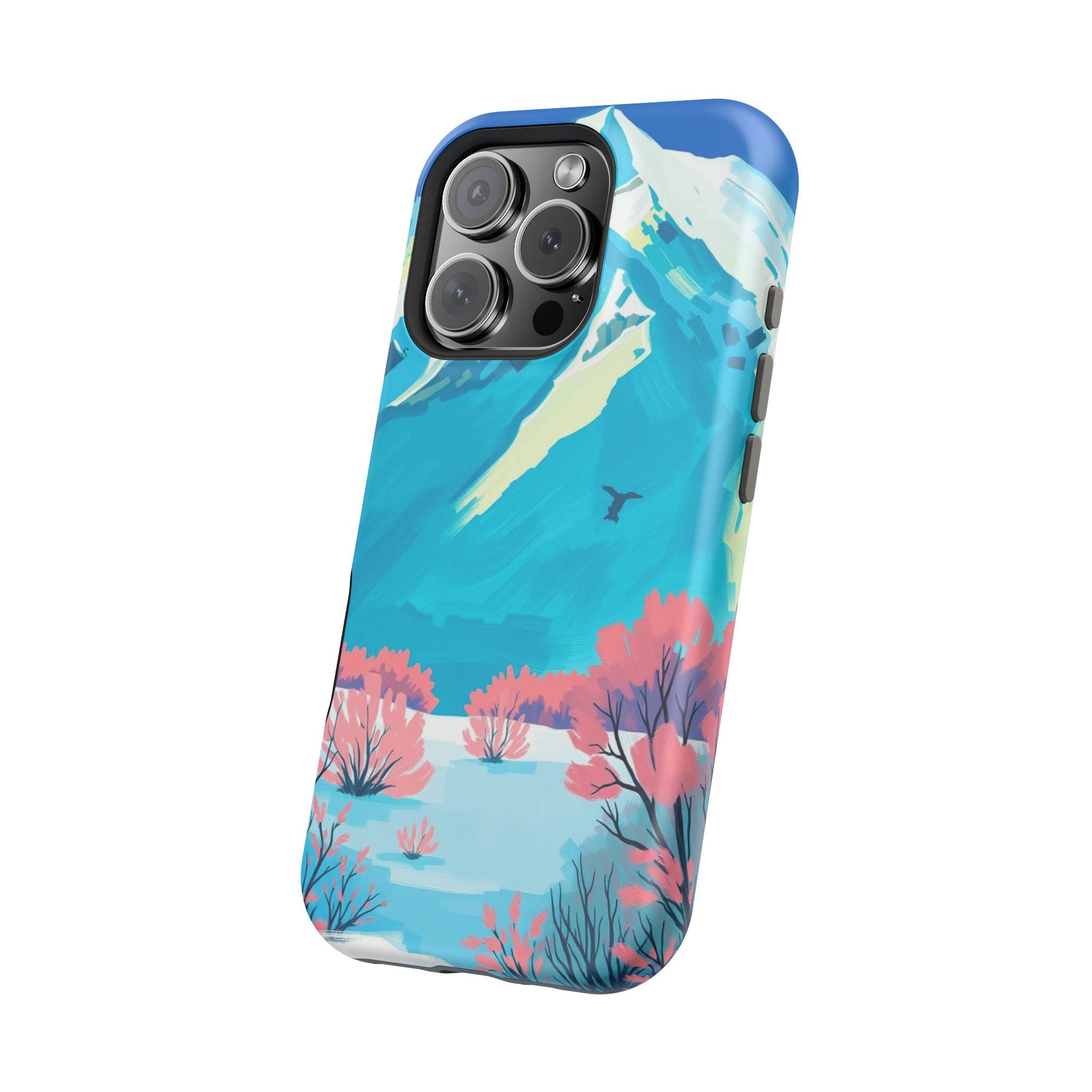 iPhone Snow Field Electric Art Slim Everyday Designer Case · iPhone Case