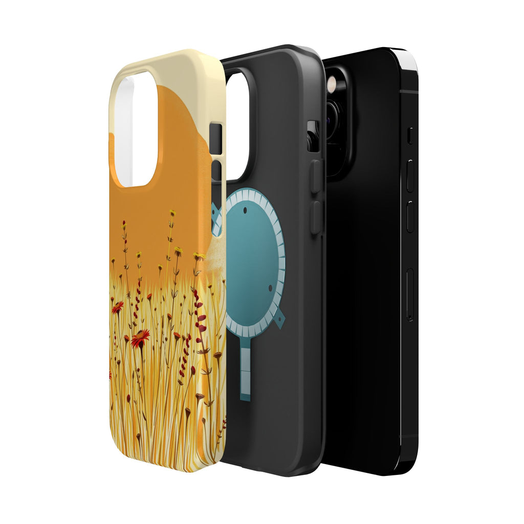 iPhone Wildflower Field Electric Art Slim Everyday Designer Case · iPhone Case