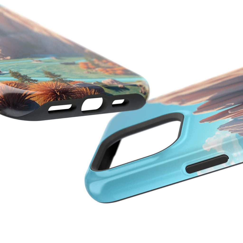 iPhone Pine Ridge Electric Art Slim Everyday Designer Case · iPhone Case