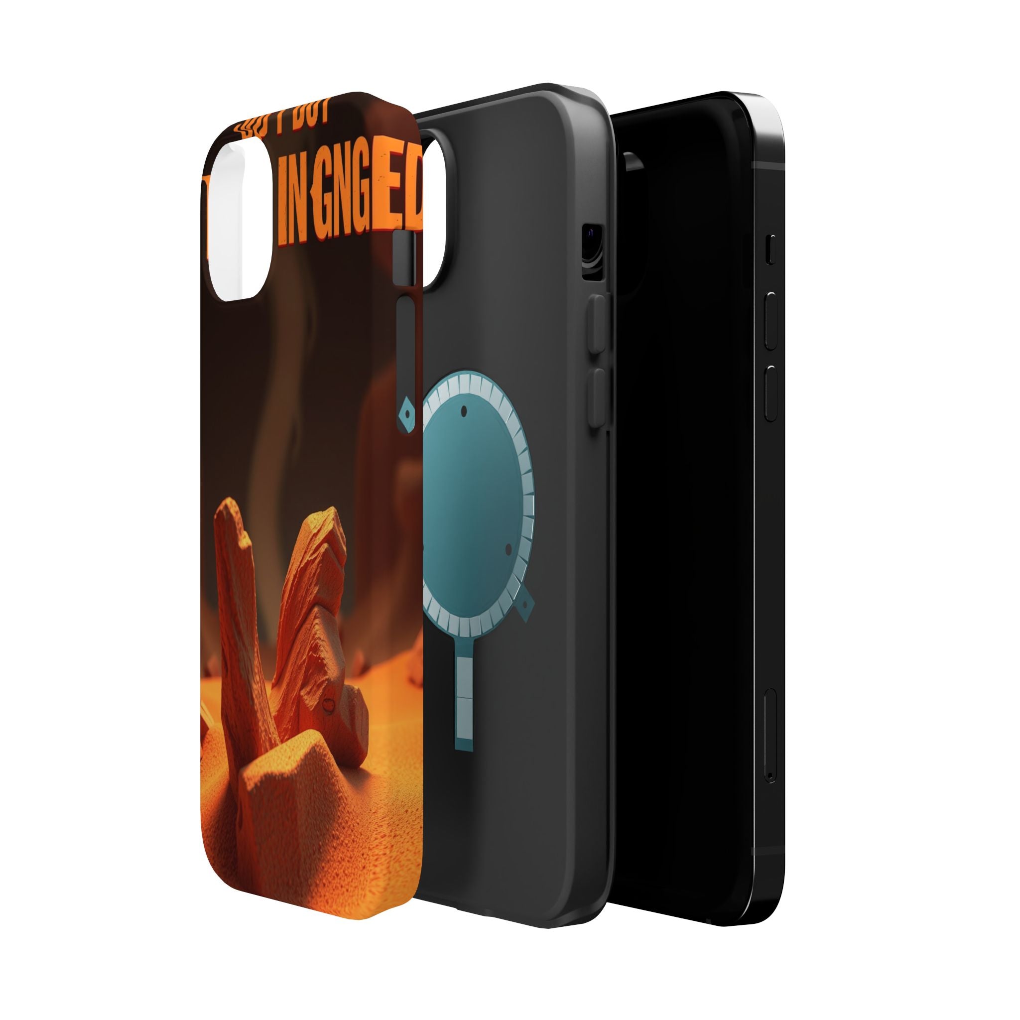 iPhone Earthy Soft but Unhinged Design Slim Everyday Designer Case · iPhone Case