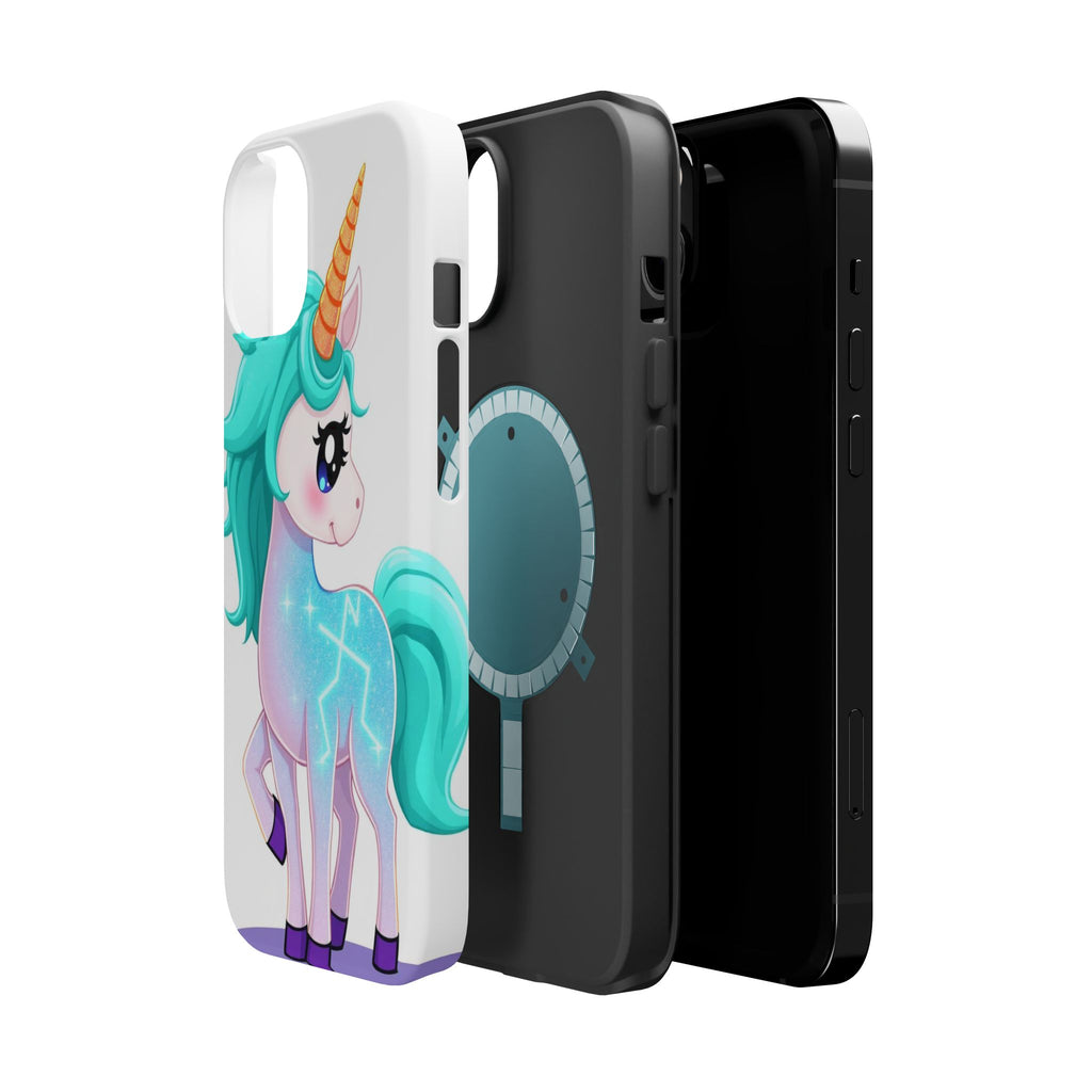 iPhone Turquoise Sparkle Unicorn Kids Fun iPhone Phone Case Gift · iPhone Case