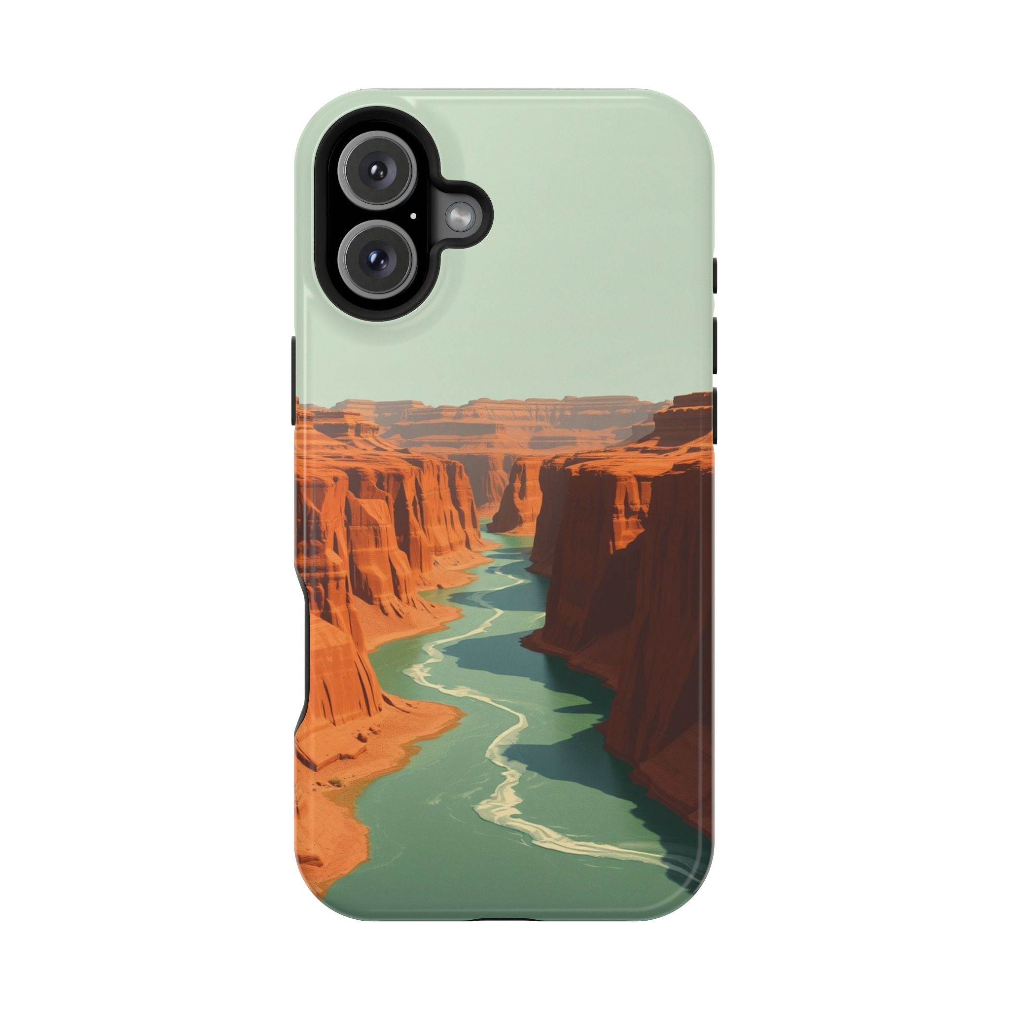 iPhone Burnt Orange And Sand River Canyon Slim iPhone Everyday Designer · iPhone