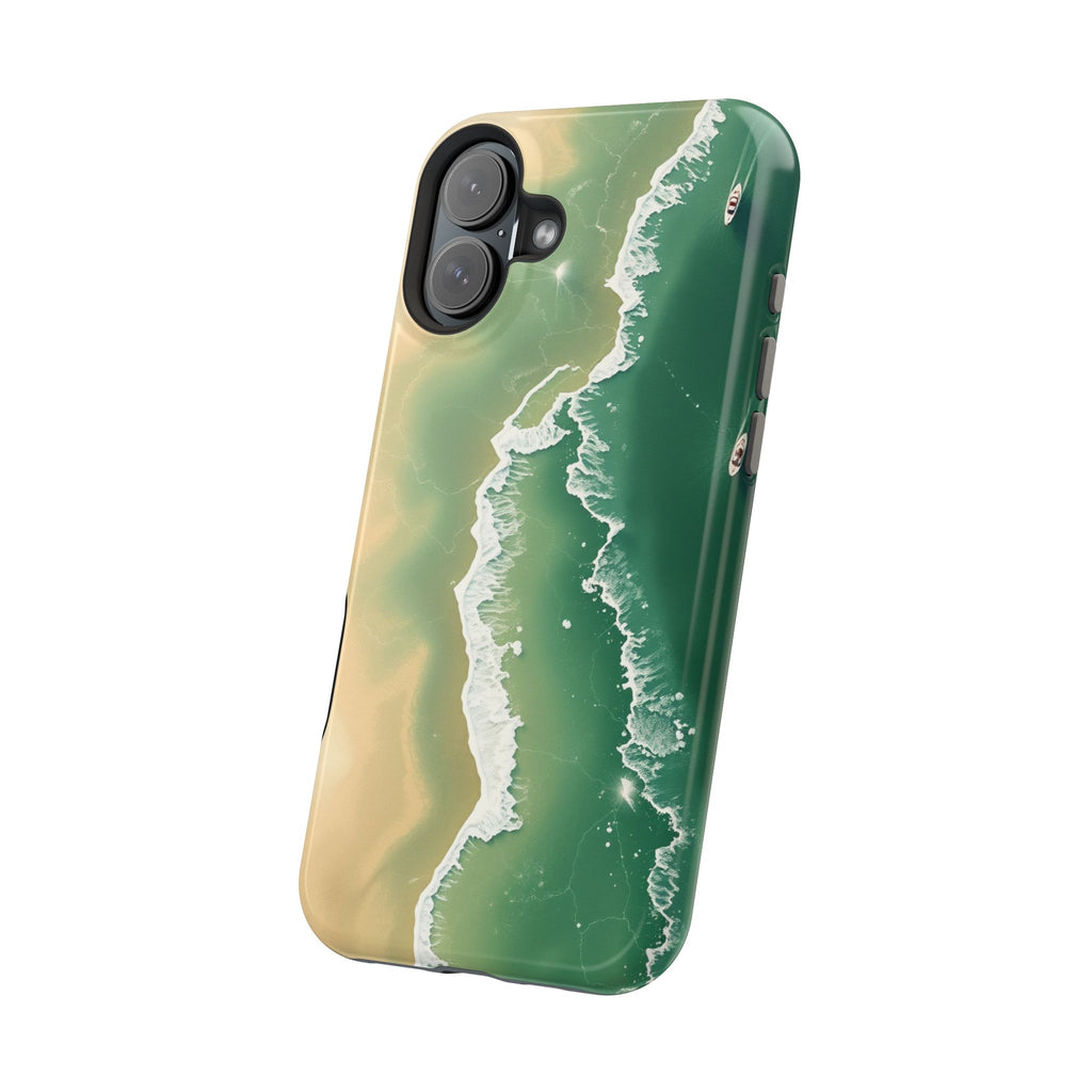 iPhone Shoreline Aerial Bold Art Bold Modern Everyday Snap Case · iPhone Case