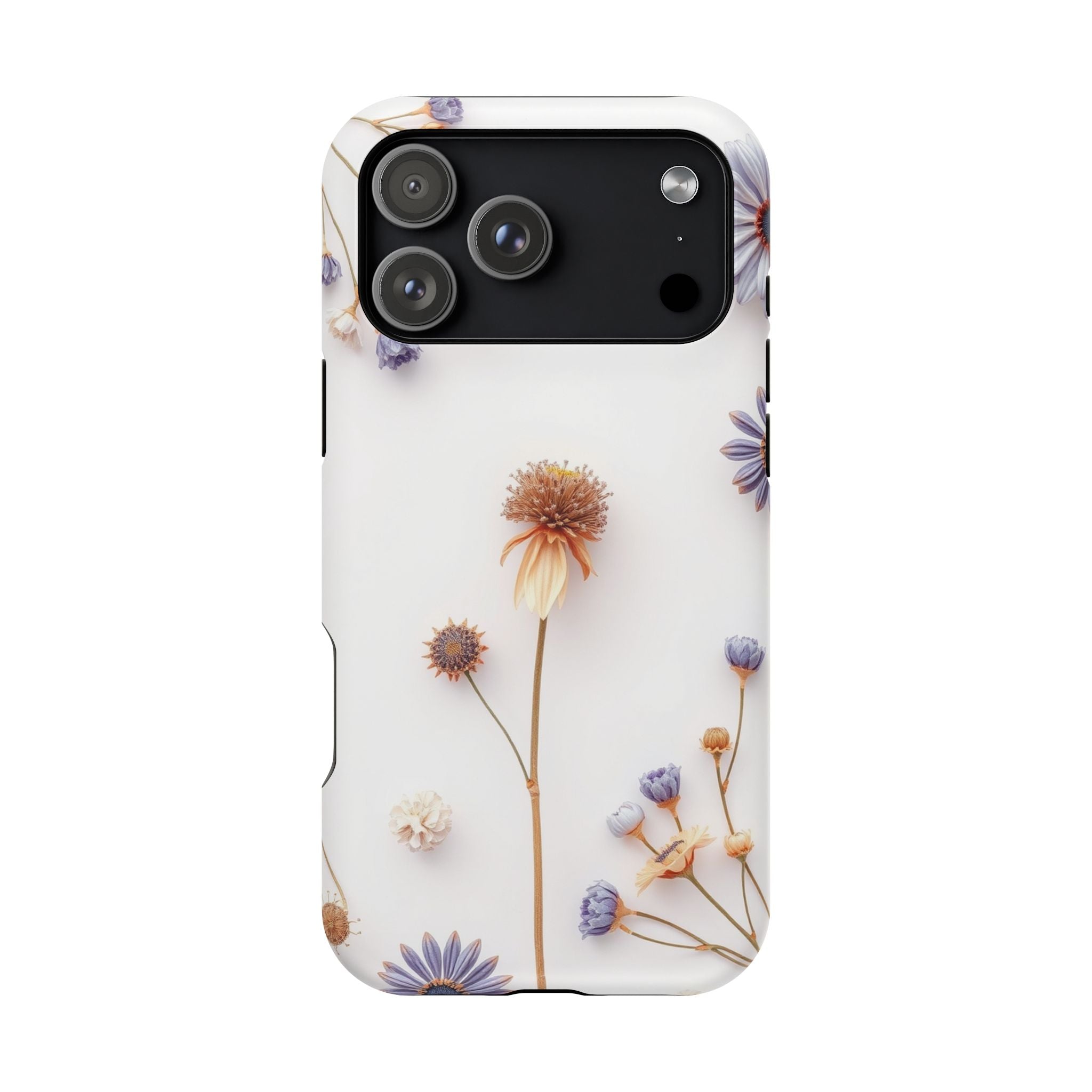 iPhone Dried Flower Flat Lay Bold Art Slim Everyday Designer Case · iPhone Case