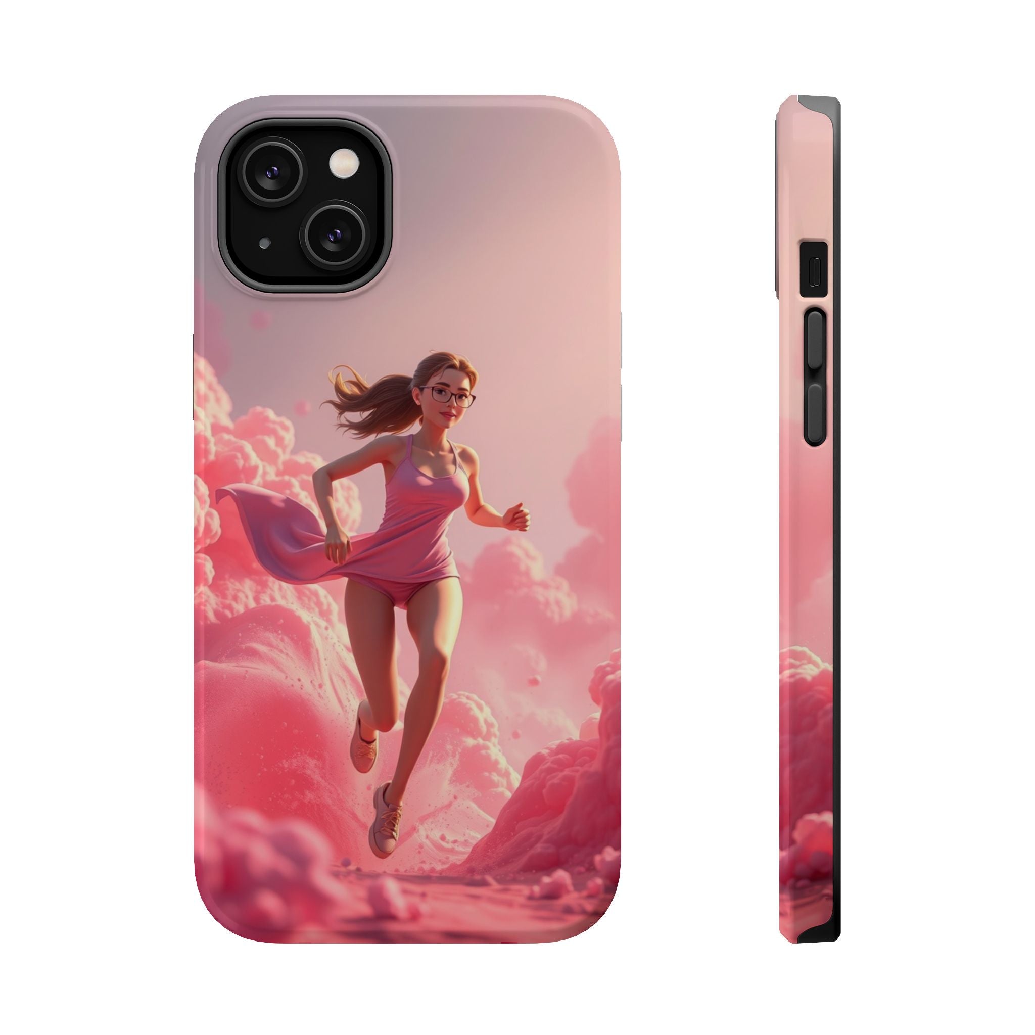 iPhone on Fumes 3D Digital Bold Modern Everyday Snap Case · iPhone Case
