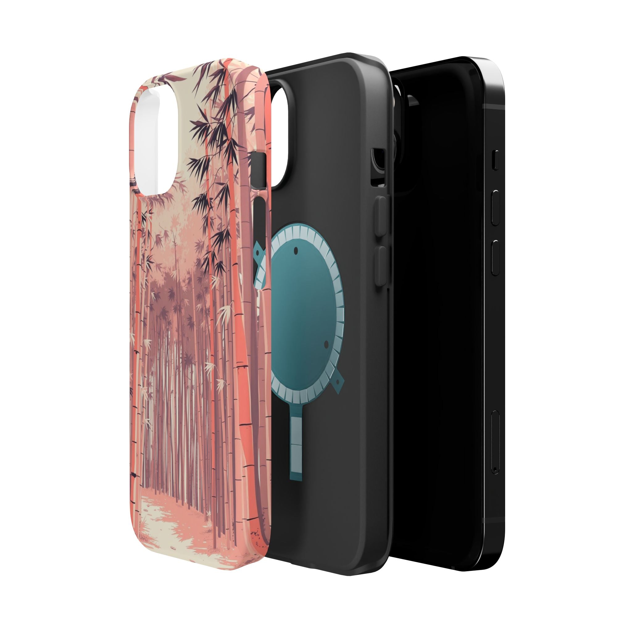 iPhone Rose Pink And Cream Bamboo Grove Slim Everyday iPhone 19 · iPhone Case